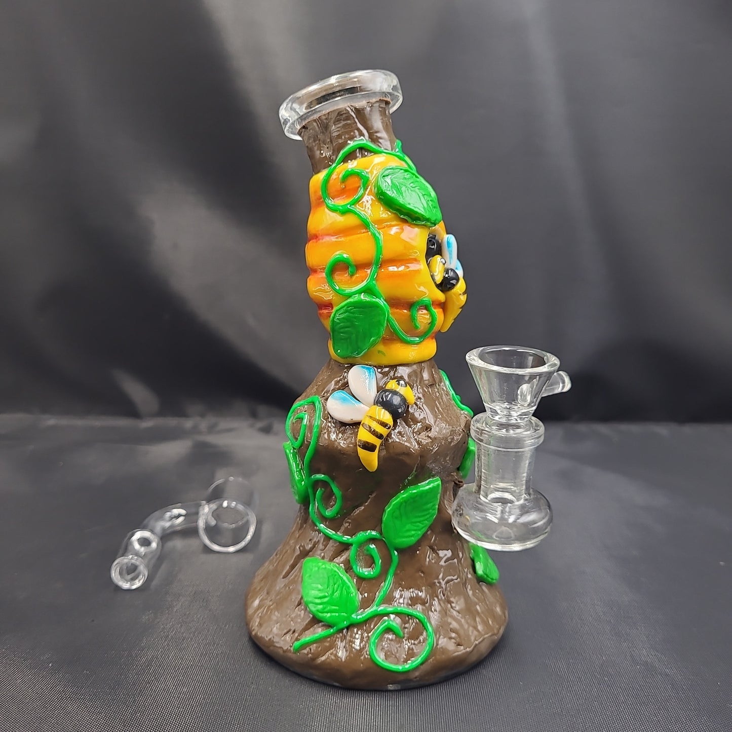 6.5" Honey BeeHive Clay Resin