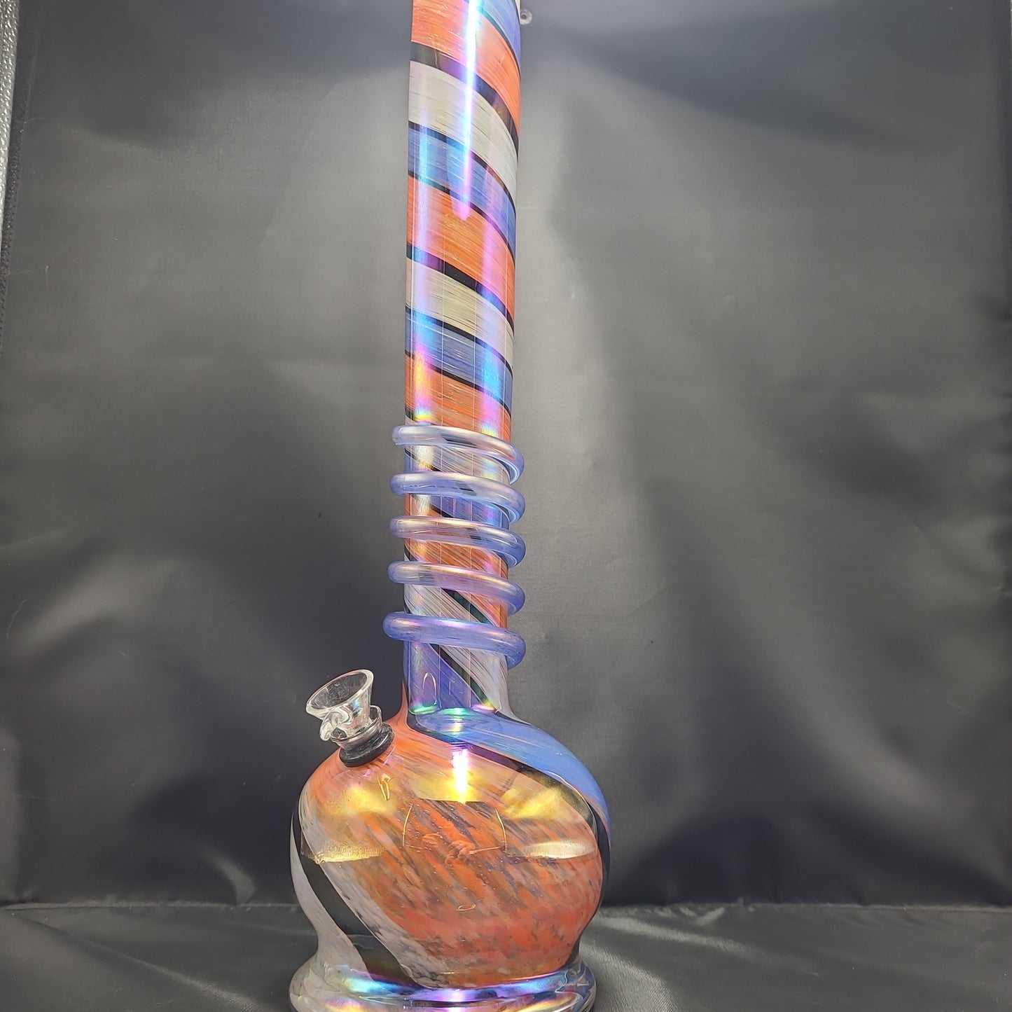 18" USA Swirly Frit Beaker waterpipe