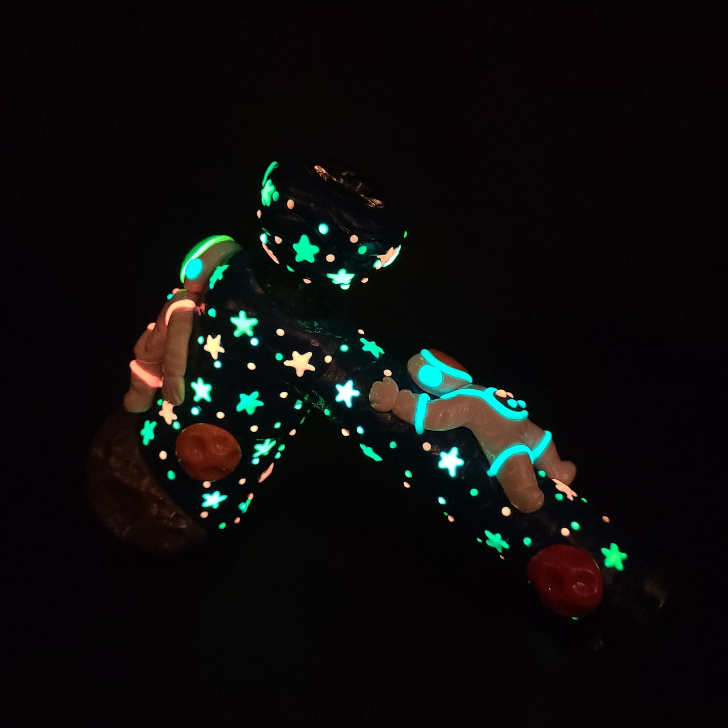 Pulsar Spaceman Bubbler Pipe | 8" | 19mm F