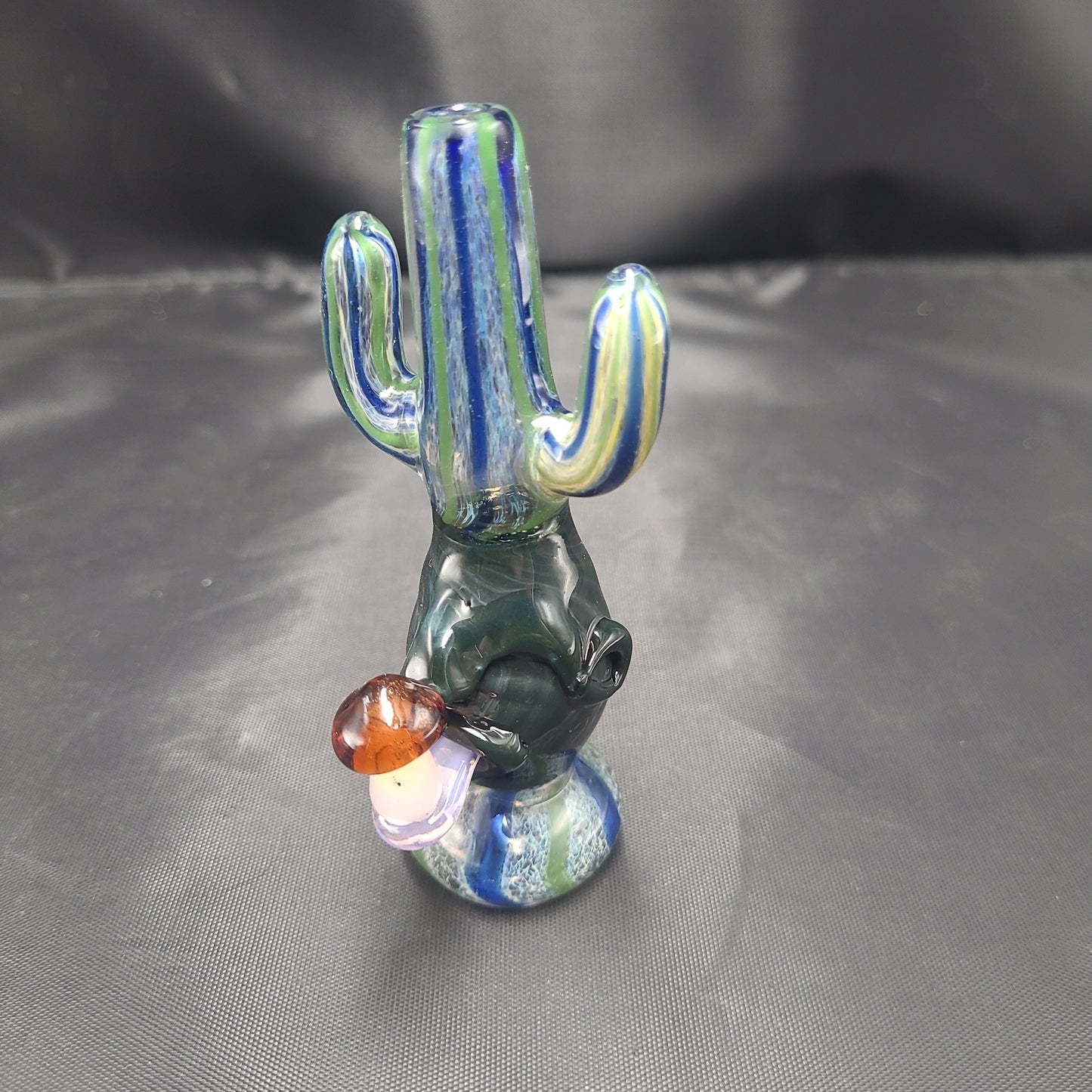 4" Trippy Shroom Totem Cactus Chillum pipe
