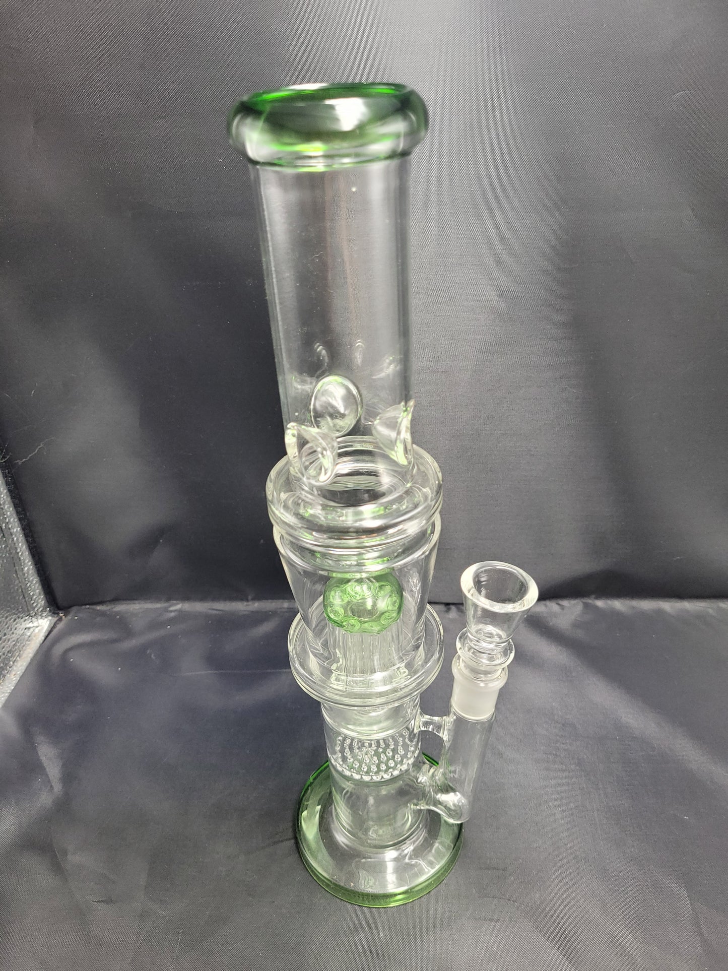 15" Funnel Barrel Tripple Perc waterpipe