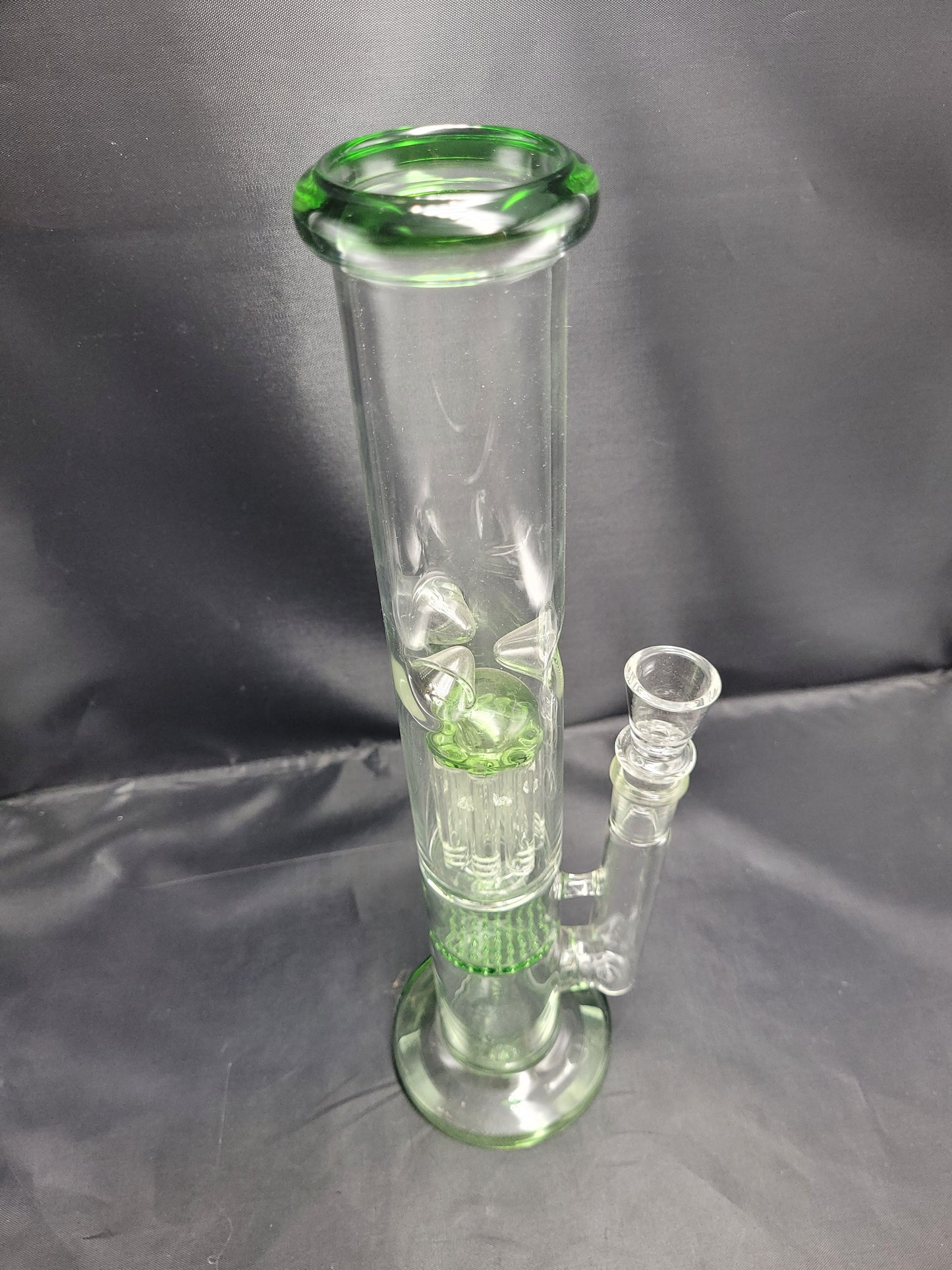 14" Tripple Perc Straight waterpipe