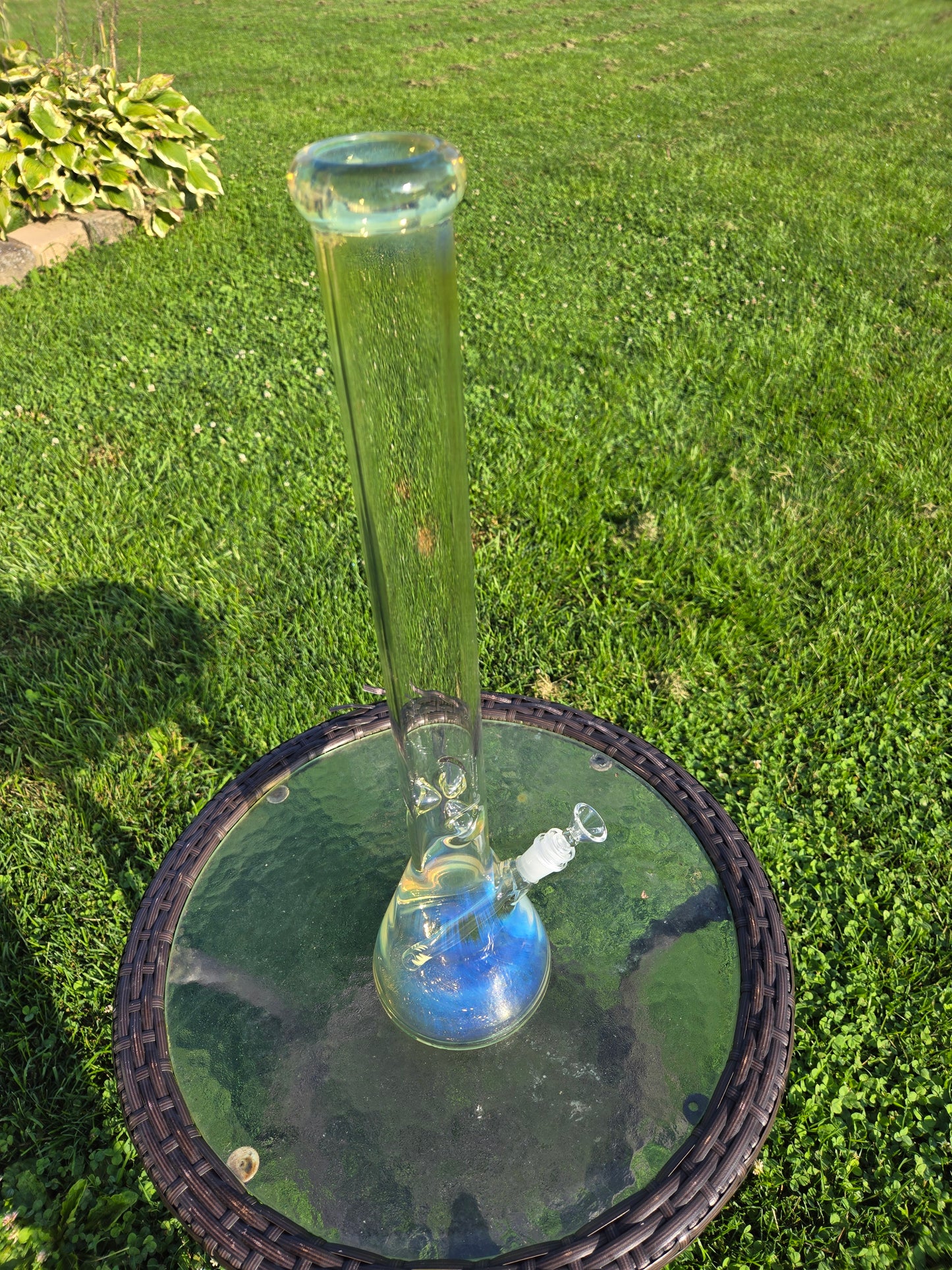22" Fumed Hand Blown Beaker waterpipe