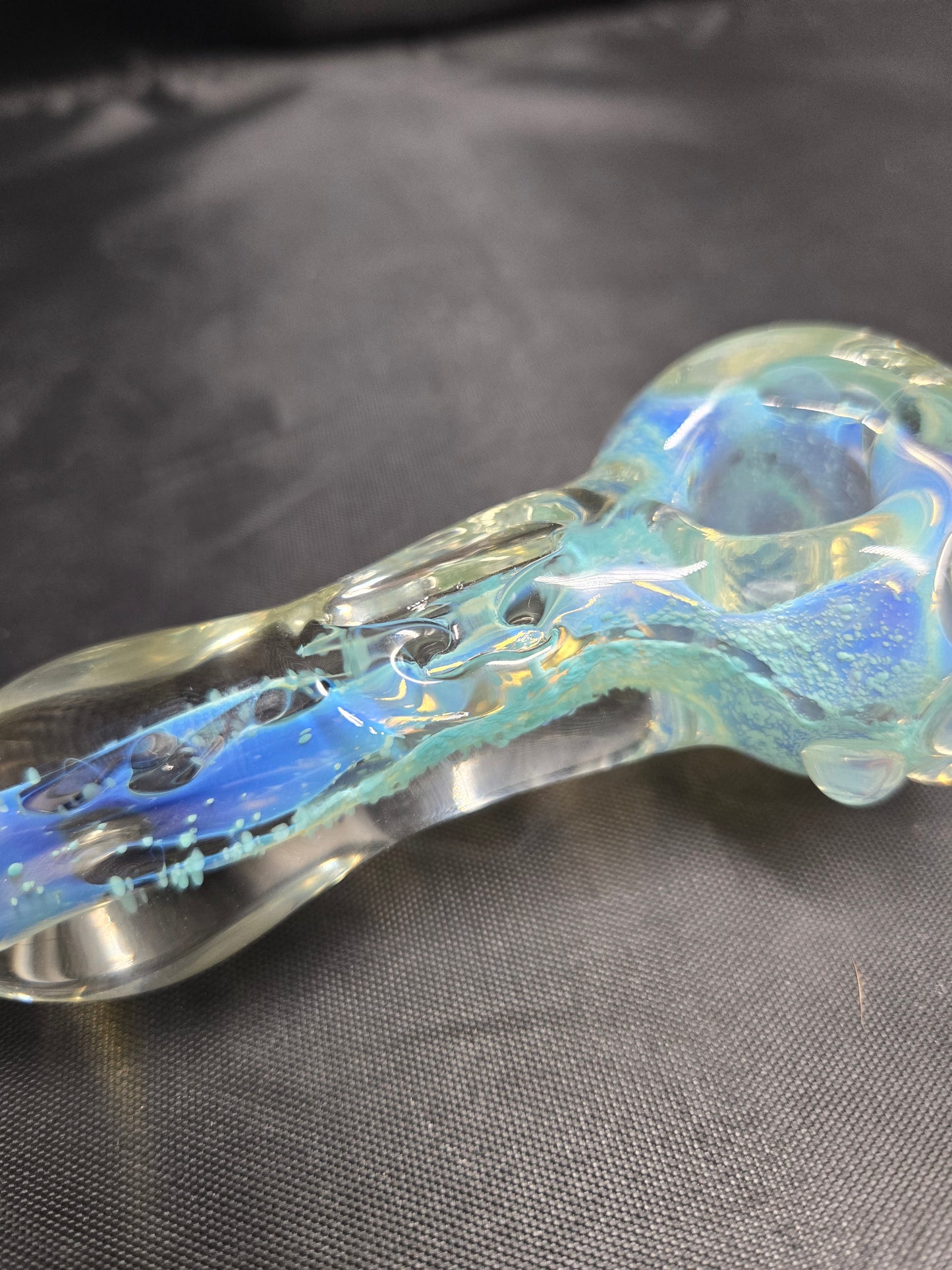 5" Solid Glass Waves Pipe Bowl