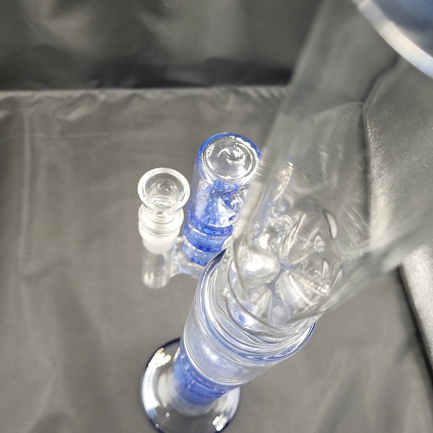 9 Honeycomb Perc Straight Tube with Ash Catcher