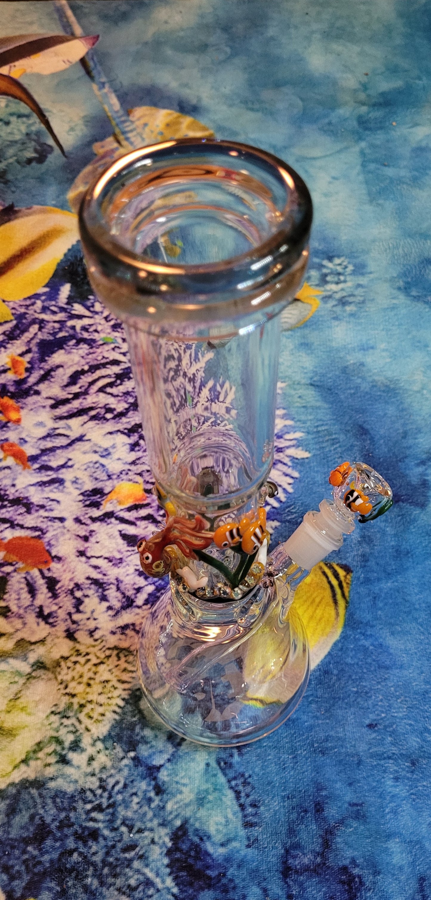 Empire Glassworks Beaker Water Pipe - 14.5" | 14mm F | Under The Sea