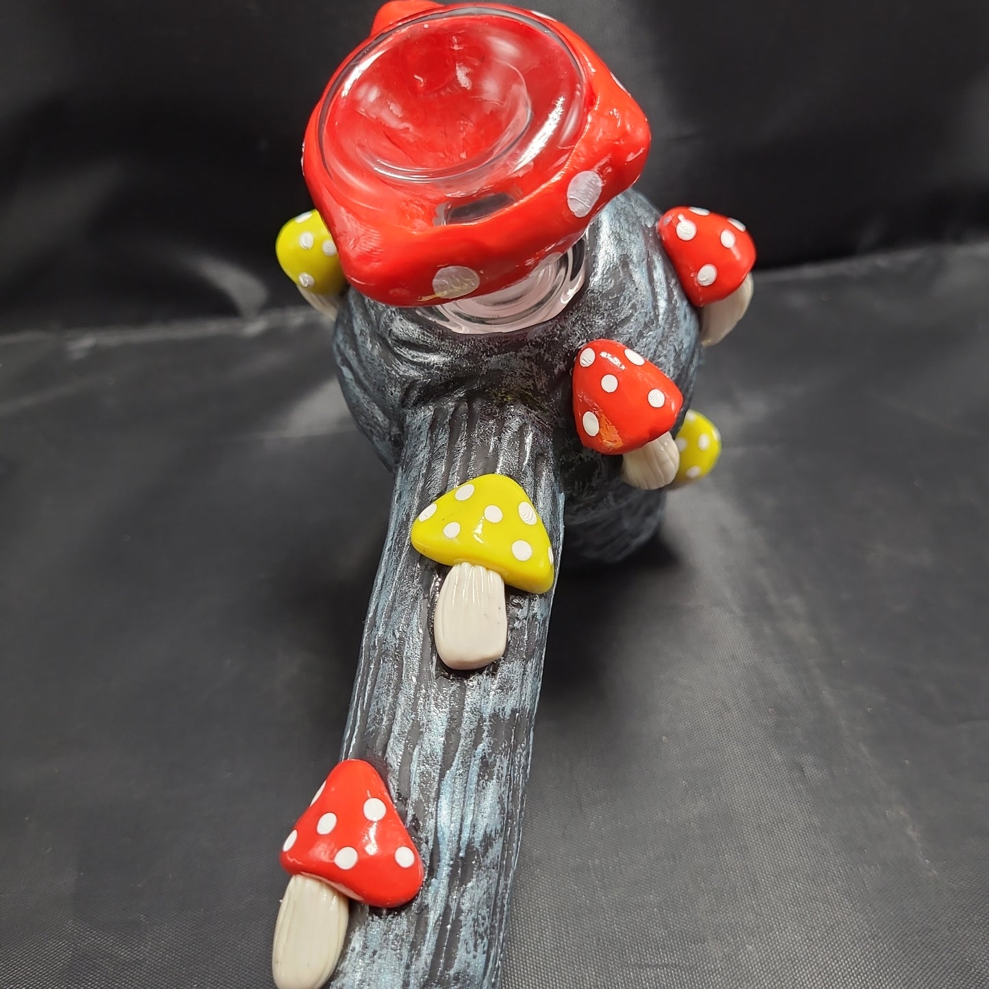 8" Pulsar Rasta Puking Skull Hammer Bubbler Pipe