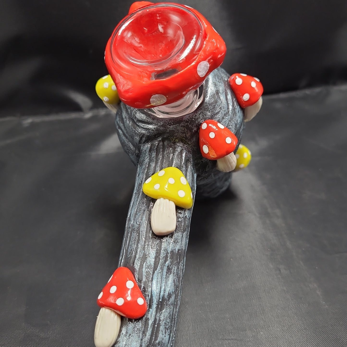 8" Pulsar Rasta Puking Skull Hammer Bubbler Pipe