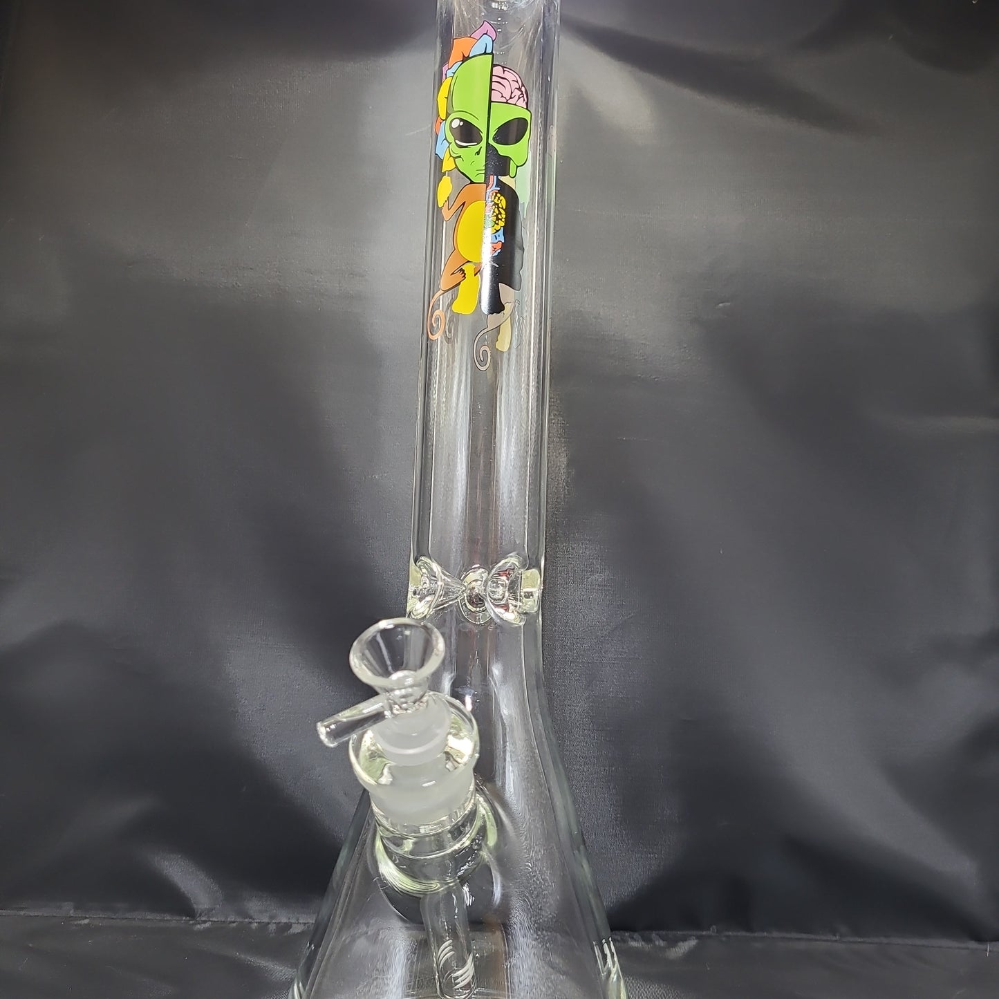 17" Alien Monkey Mandala Beaker Water Pipe