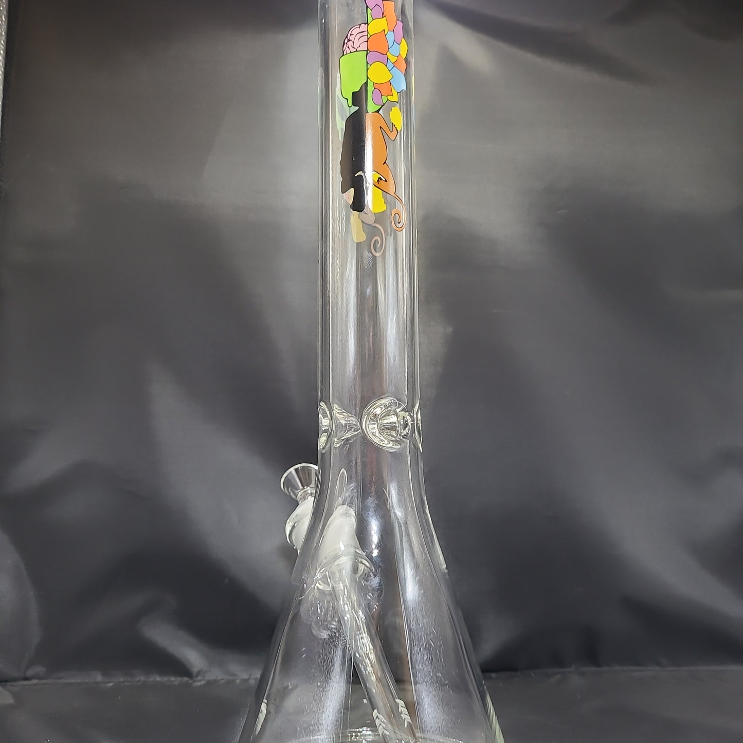 17" Alien Monkey Mandala Beaker Water Pipe