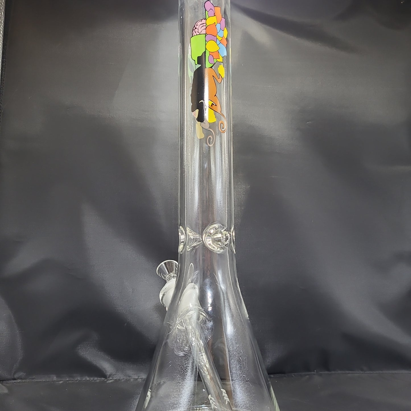 17" Alien Monkey Mandala Beaker Water Pipe