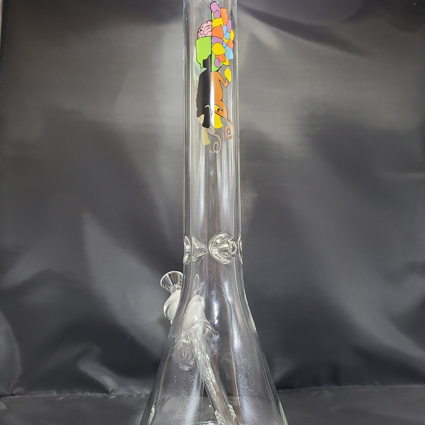 17" Alien Monkey Mandala Beaker Water Pipe