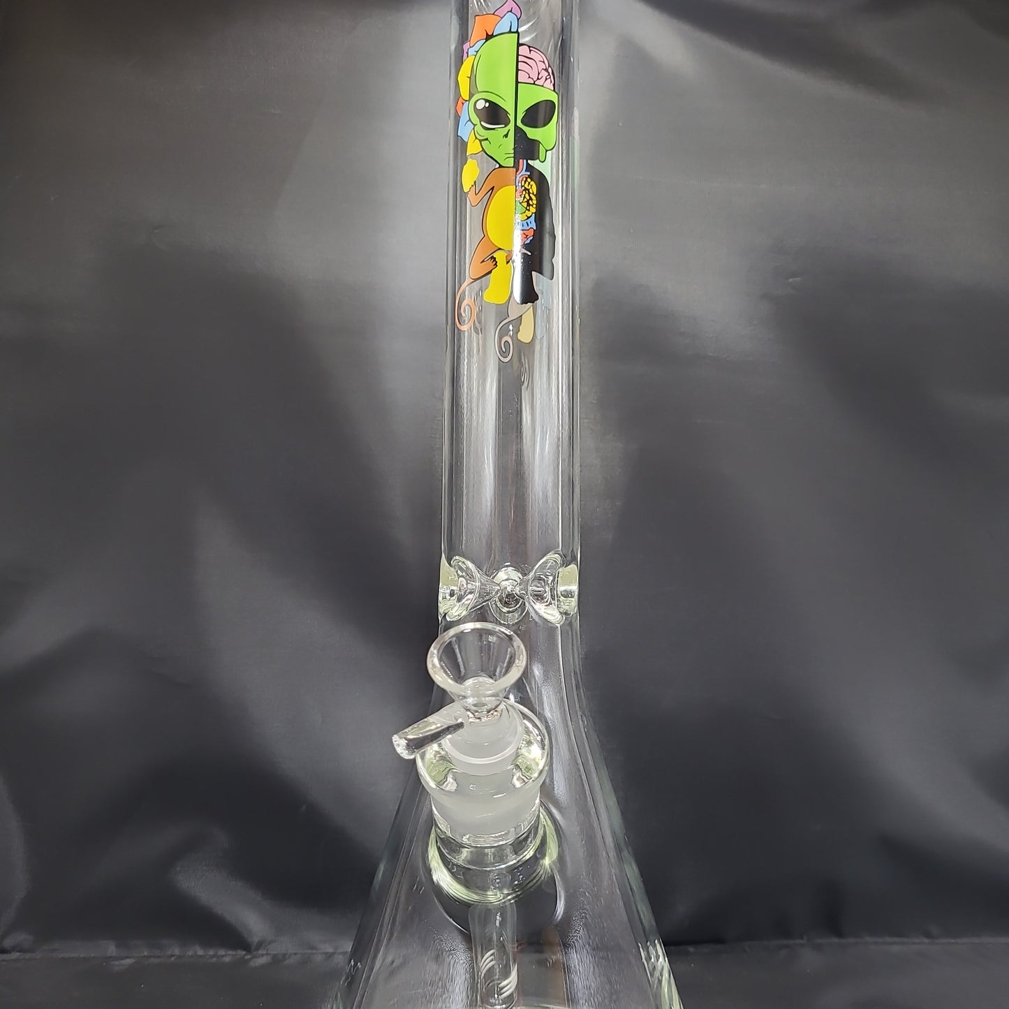 17" Alien Monkey Mandala Beaker Water Pipe