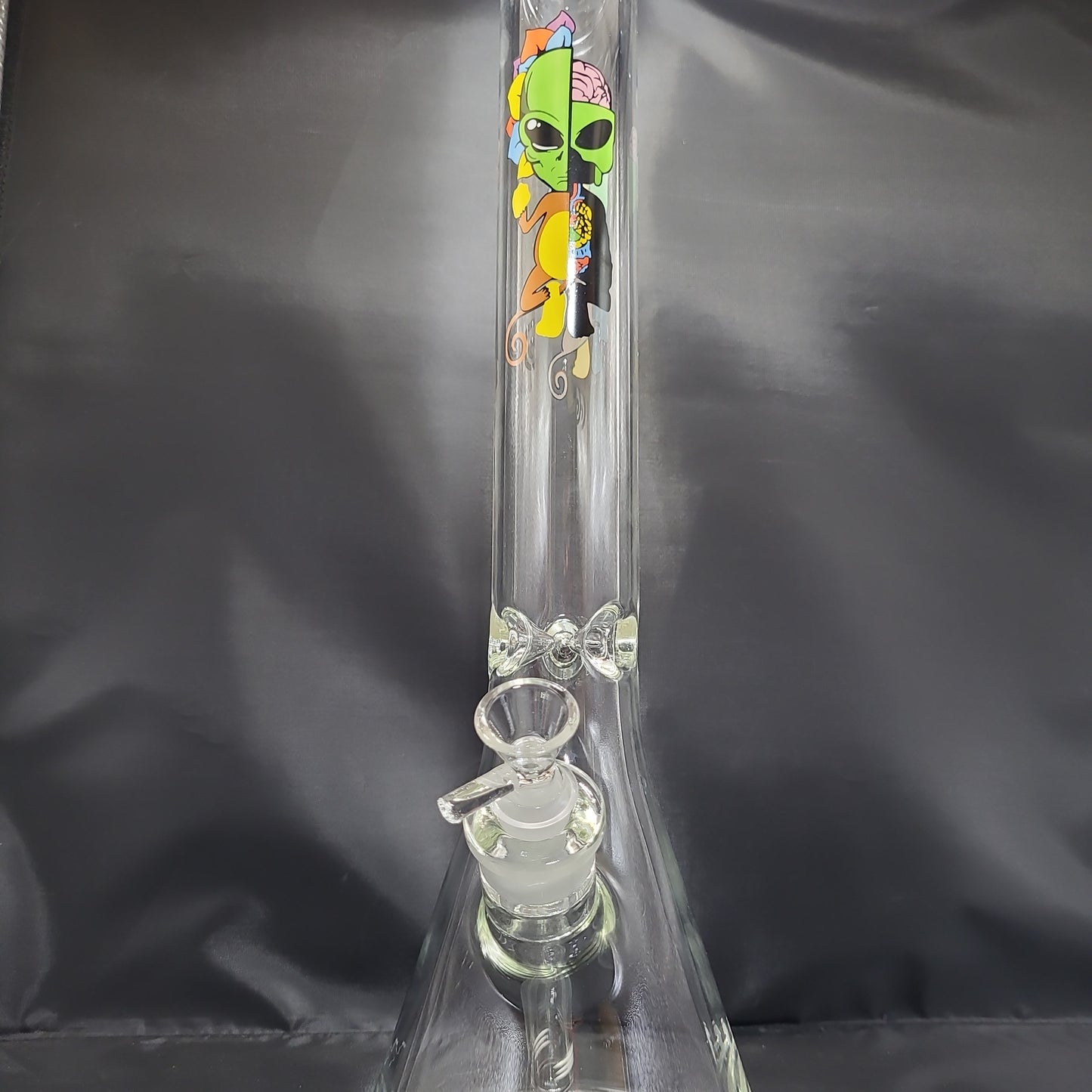 17" Alien Monkey Mandala Beaker Water Pipe