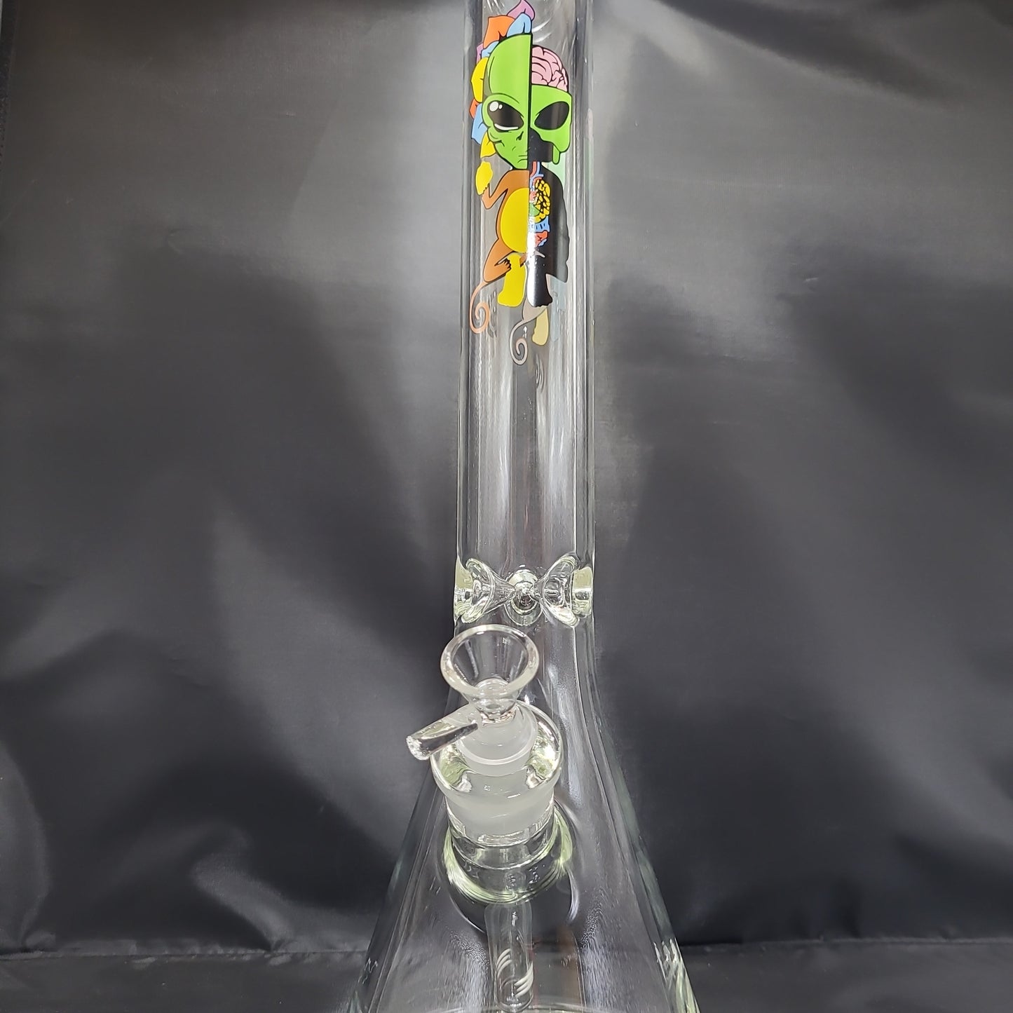 17" Alien Monkey Mandala Beaker Water Pipe