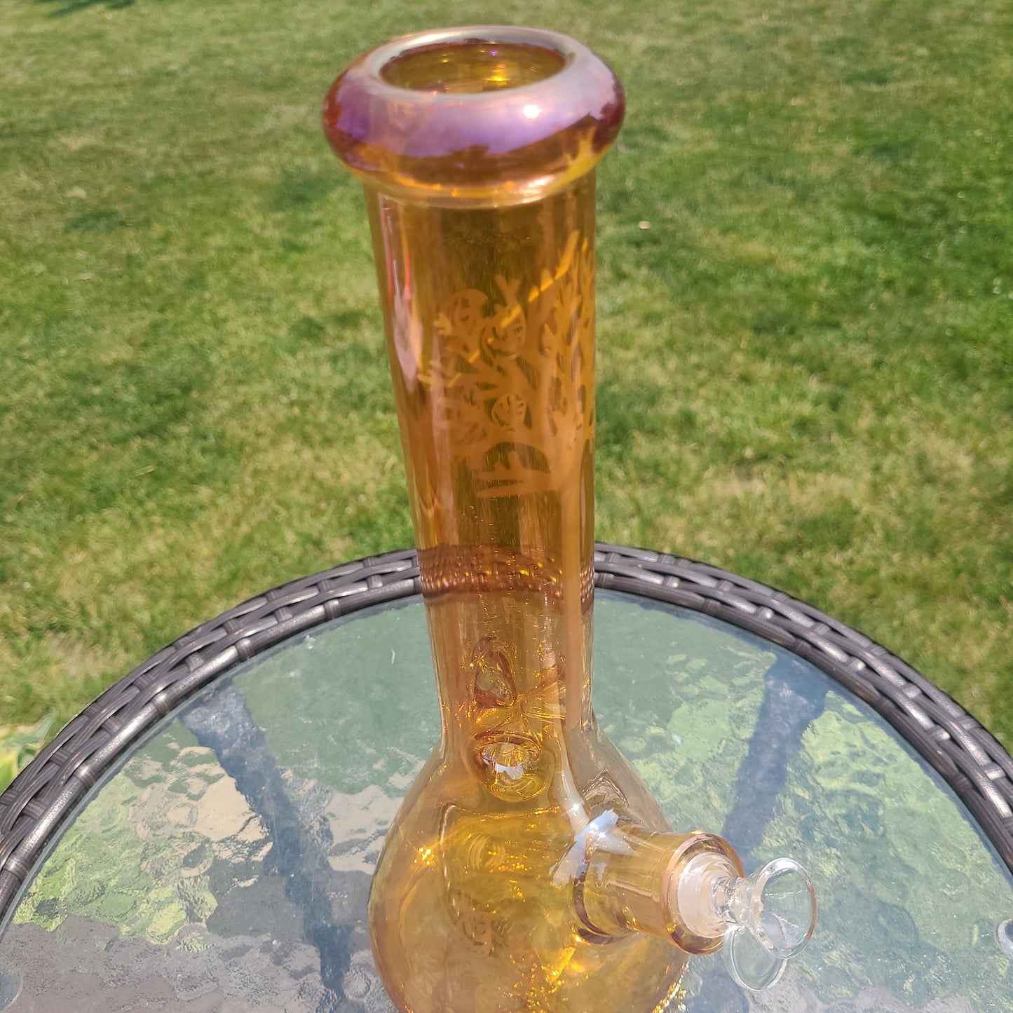 13" Golden Tree ice catcher Bong