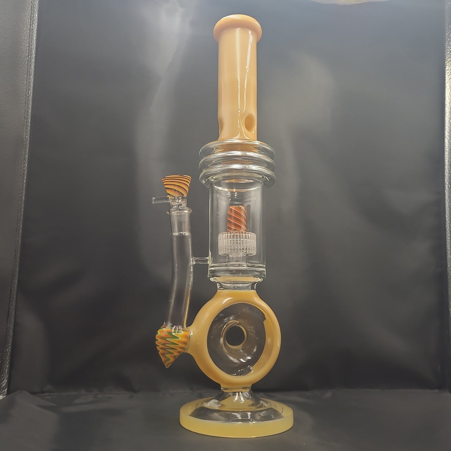 17" Donut Bong with Matrix Perc and 18mm Male Bowl