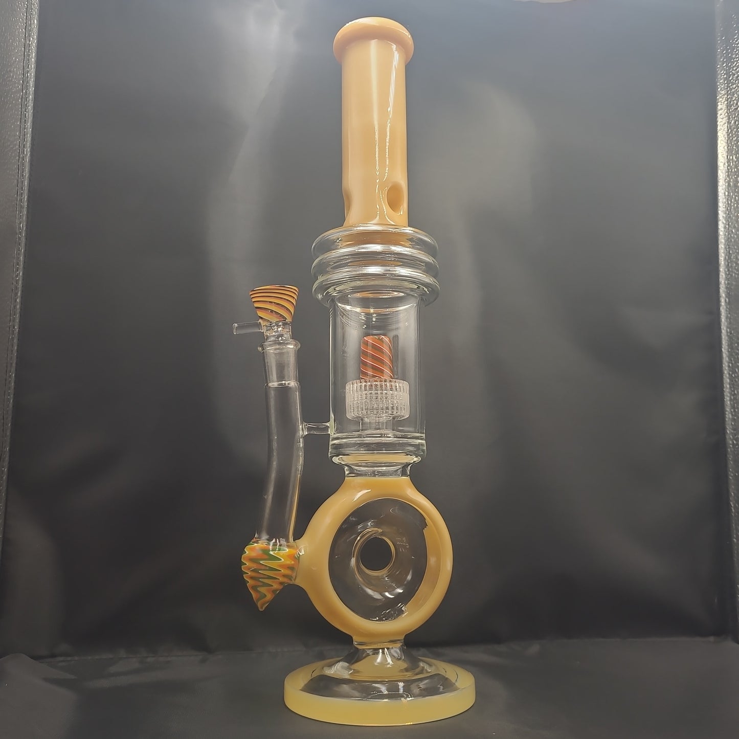 17" Donut Bong with Matrix Perc and 18mm Male Bowl