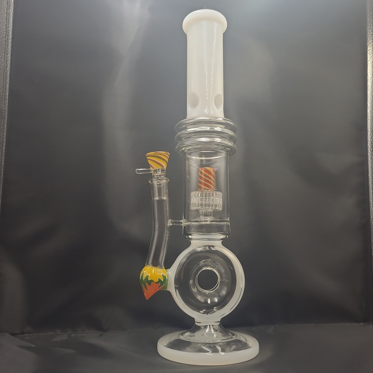 17" Donut Bong with Matrix Perc and 18mm Male Bowl