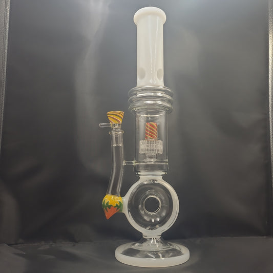 17" Donut Bong with Matrix Perc and 18mm Male Bowl