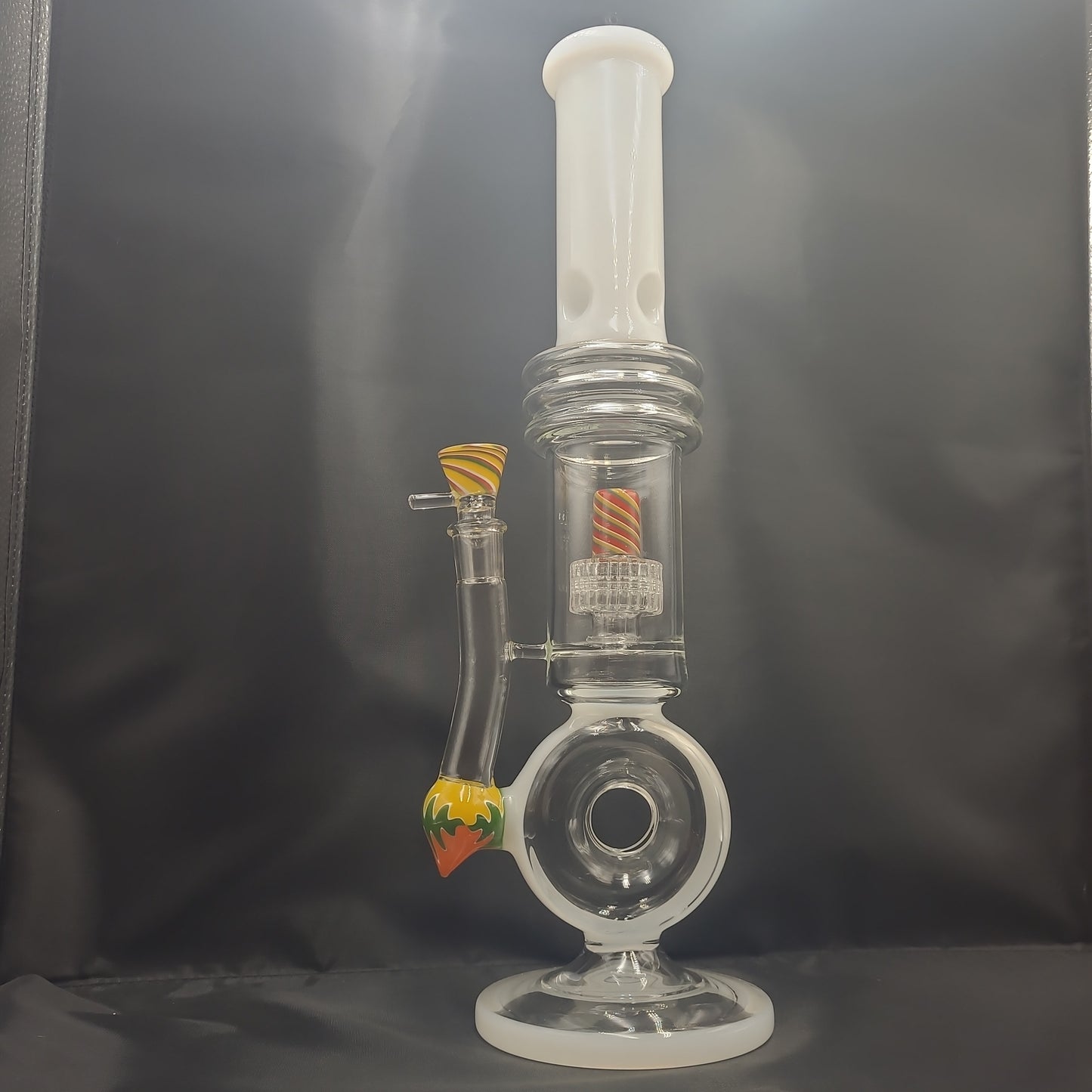 17" Donut Bong with Matrix Perc and 18mm Male Bowl