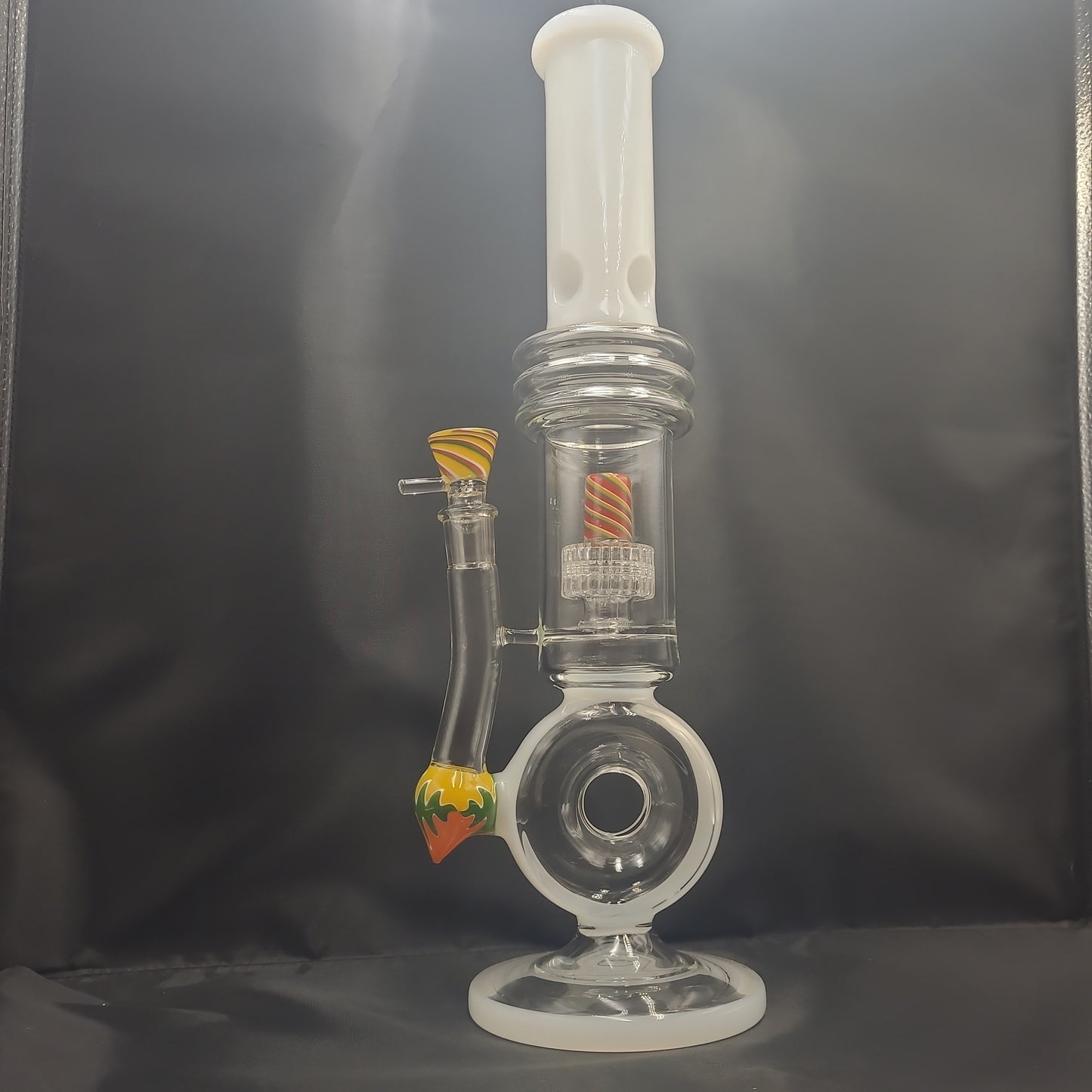 17" Donut Bong with Matrix Perc and 18mm Male Bowl