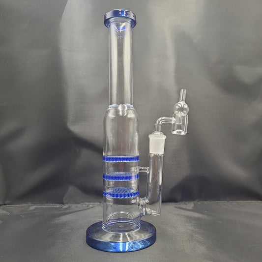 12" Tripple Honeycomb Perc Banger Bubbler Cap Set rig