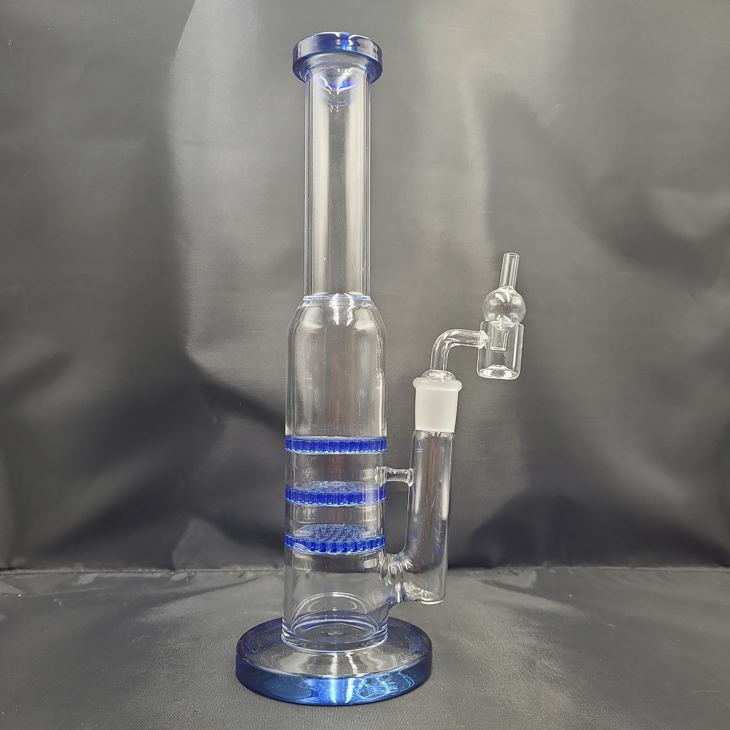 12" Tripple Honeycomb Perc Banger Bubbler Cap Set rig