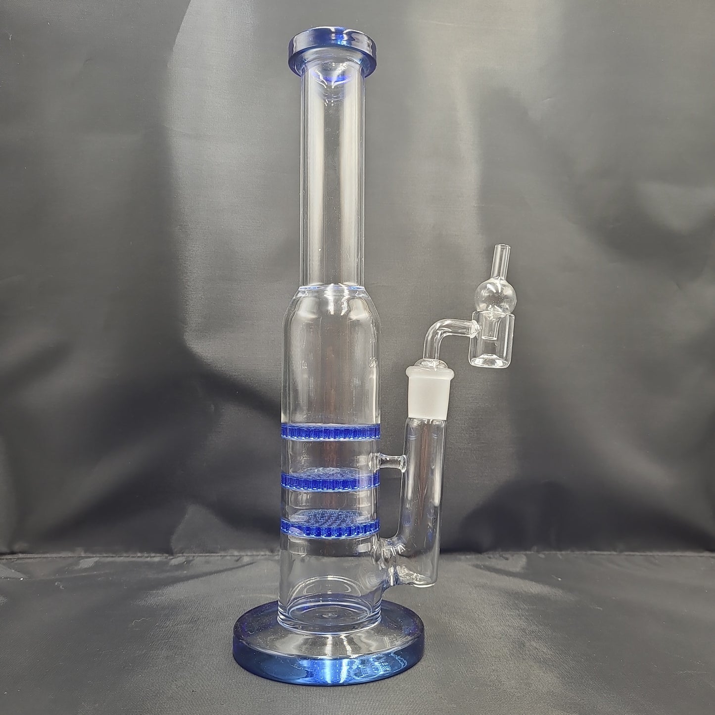 12" Tripple Honeycomb Perc Banger Bubbler Cap Set rig