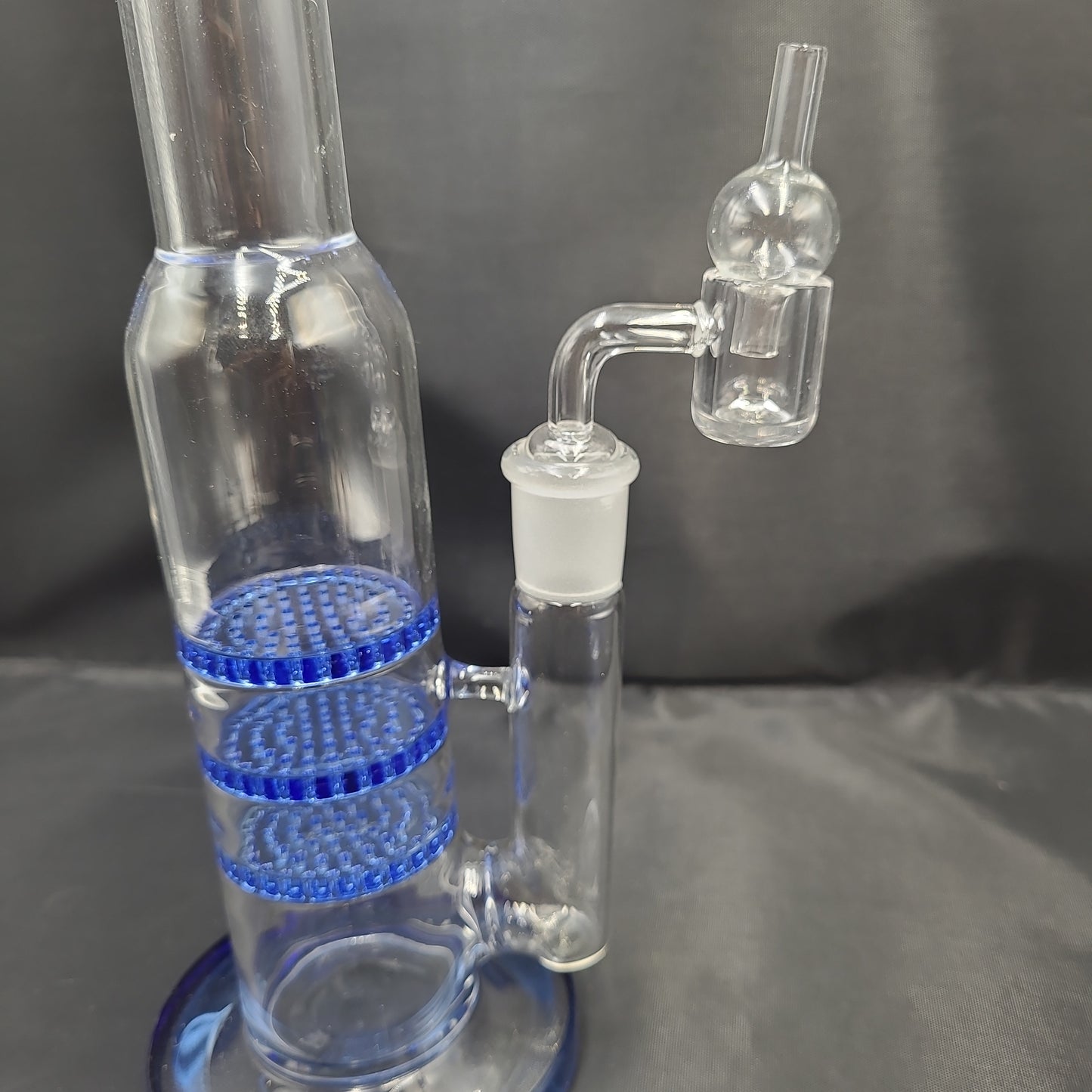 12" Tripple Honeycomb Perc Banger Bubbler Cap Set rig