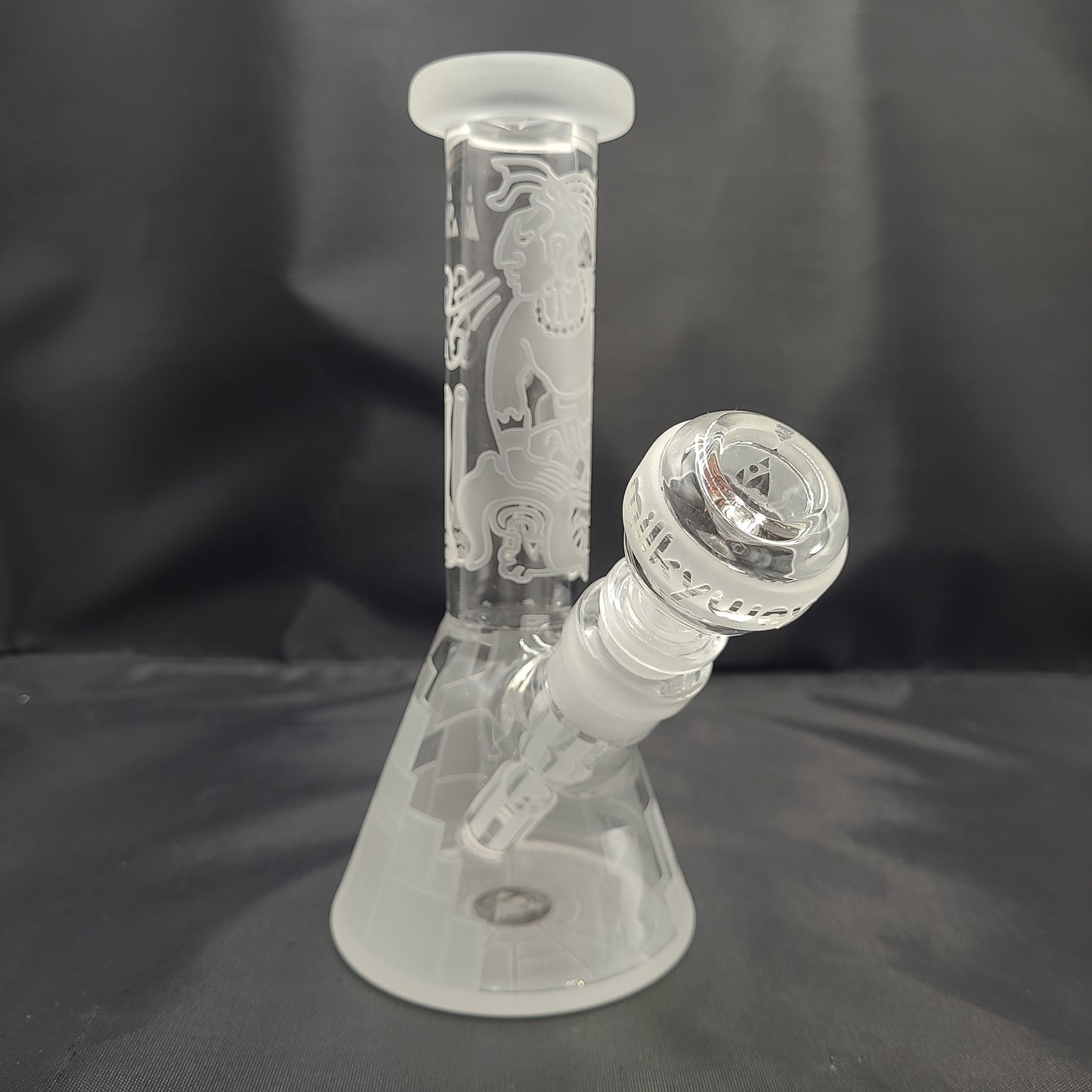 8" Milkyway Glass Maya Fort Beaker Mini Water Pipe