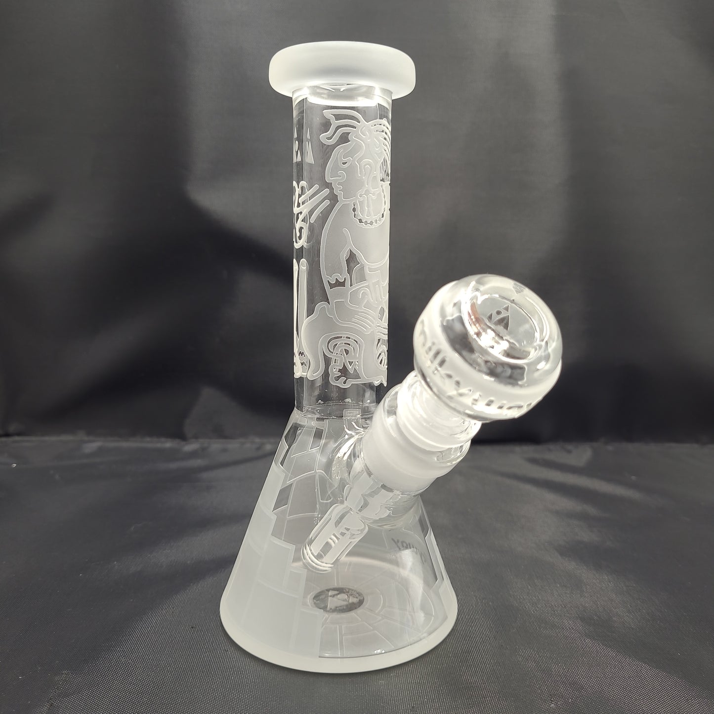 8" Milkyway Glass Maya Fort Beaker Mini Water Pipe