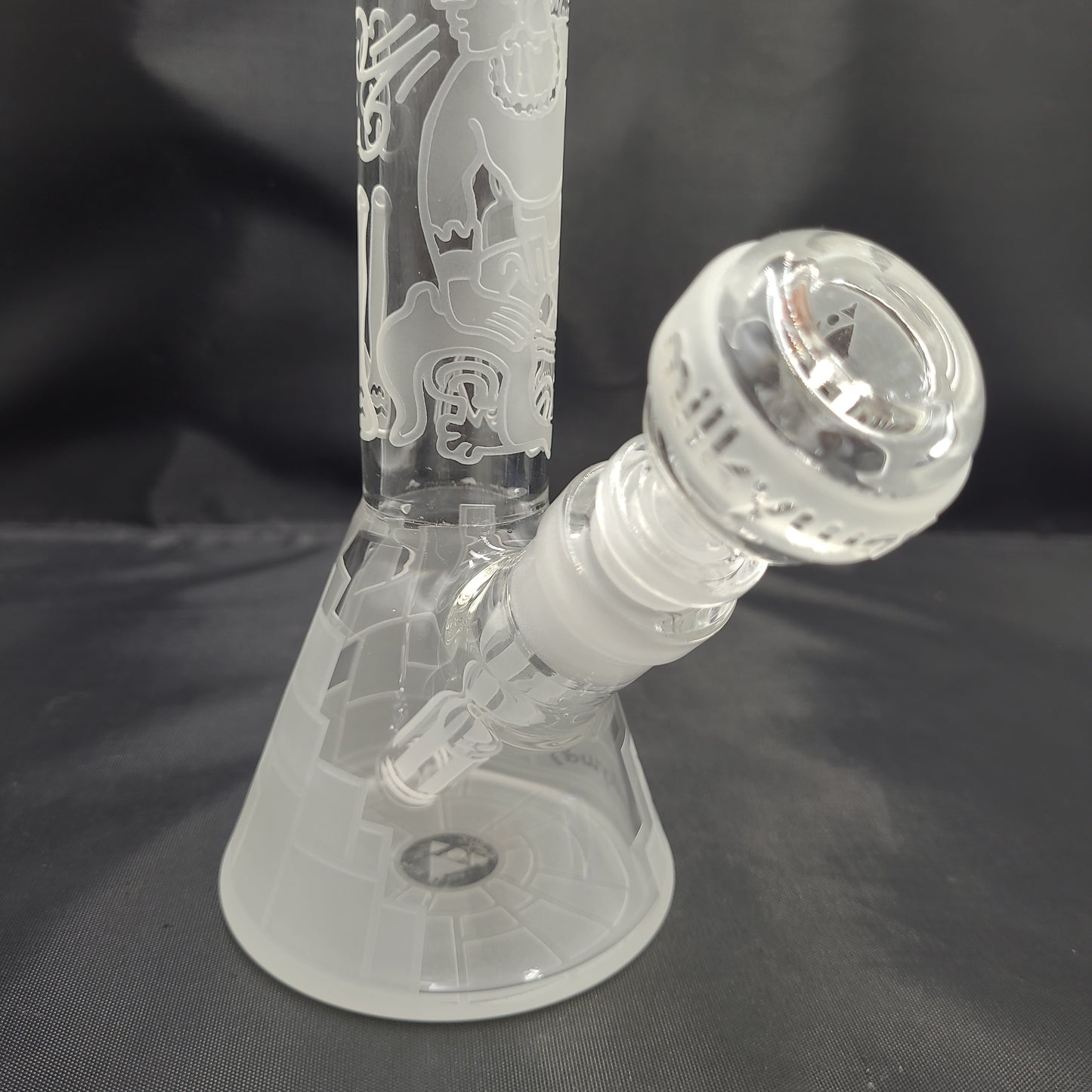 8" Milkyway Glass Maya Fort Beaker Mini Water Pipe