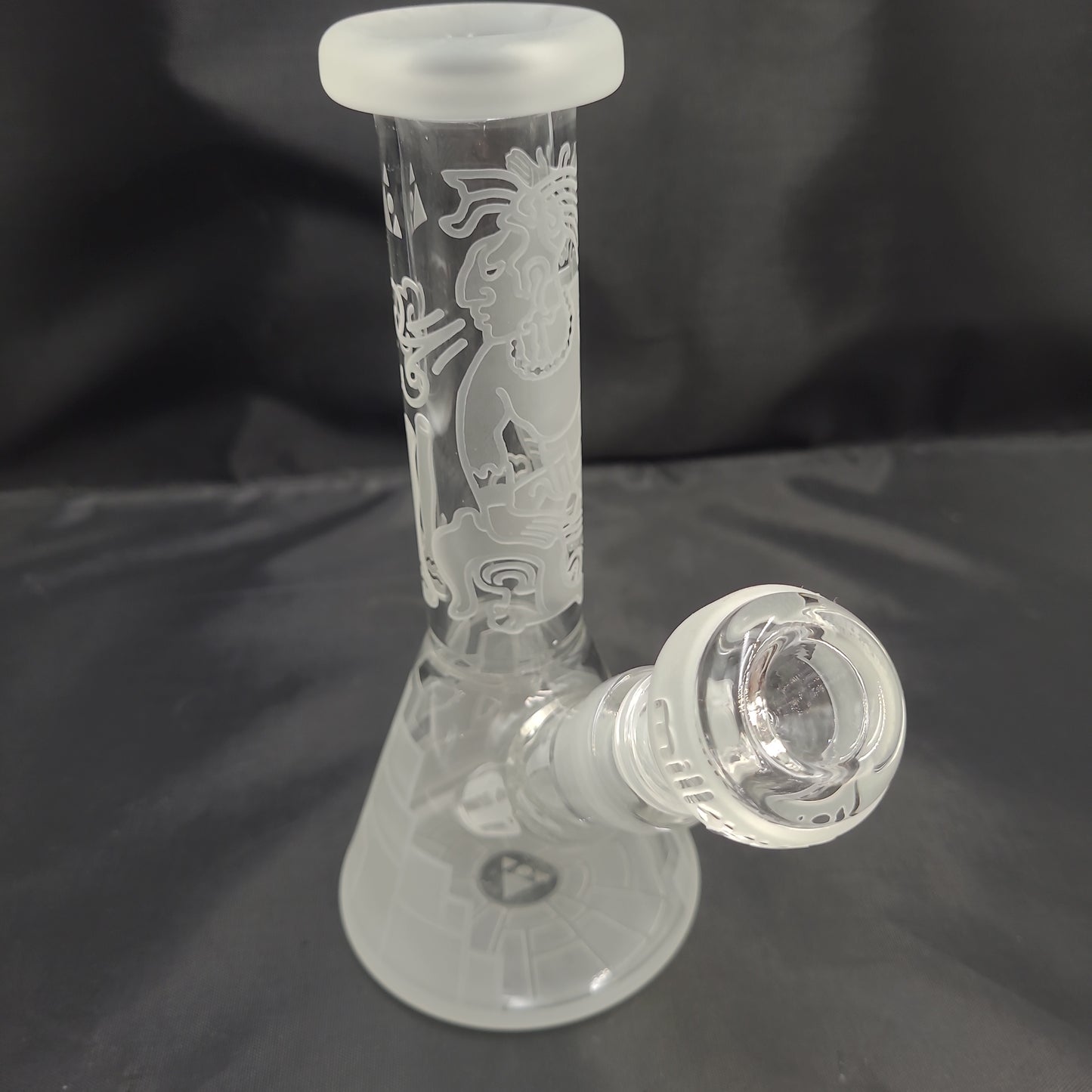 8" Milkyway Glass Maya Fort Beaker Mini Water Pipe