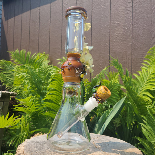 Empire Glassworks Beaker Water Pipe Save the Bees