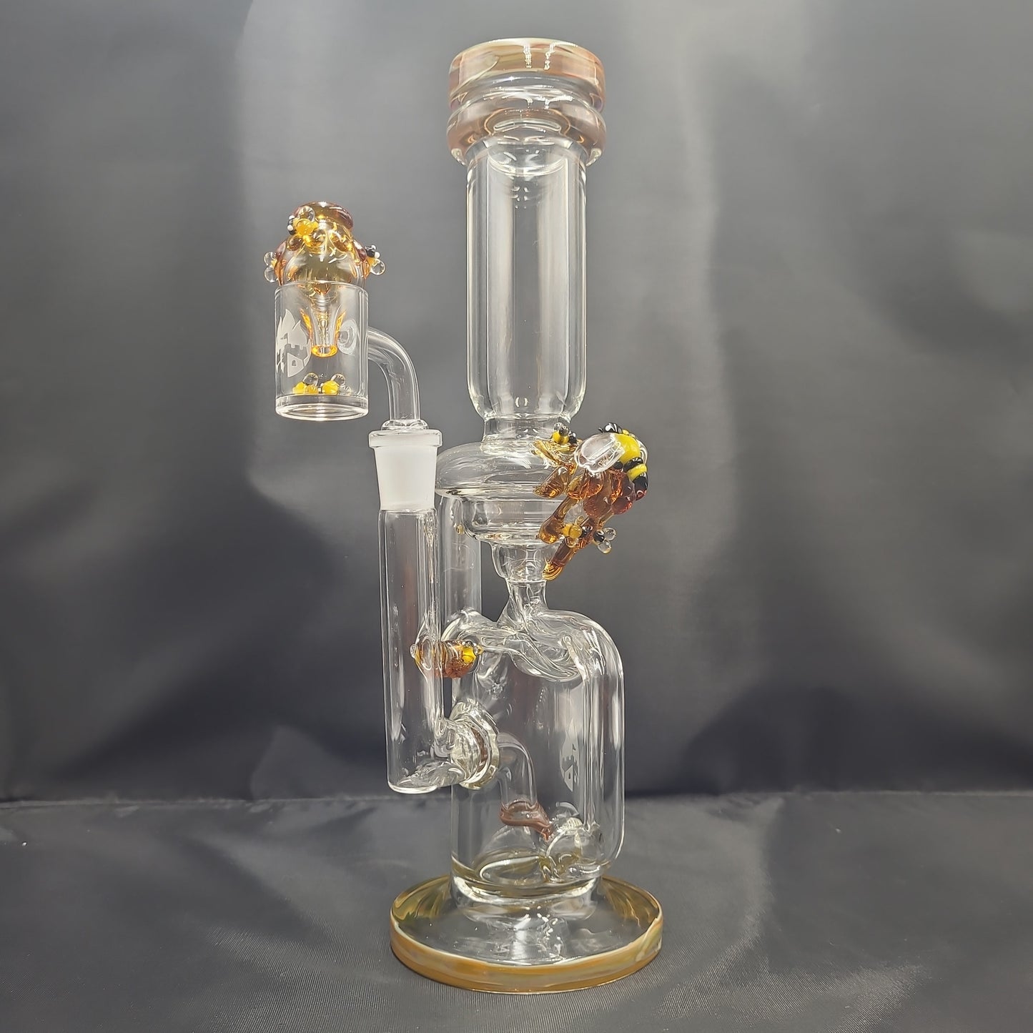 12" Empire Glassworks Recycler Rig Save the Bees