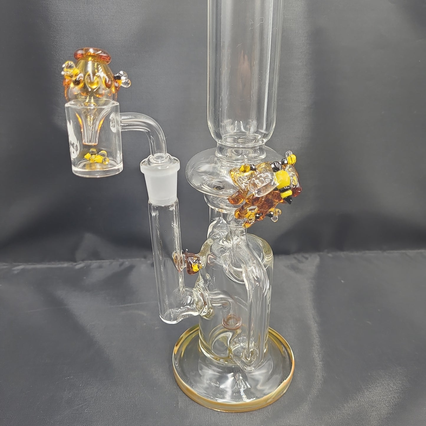 12" Empire Glassworks Recycler Rig Save the Bees