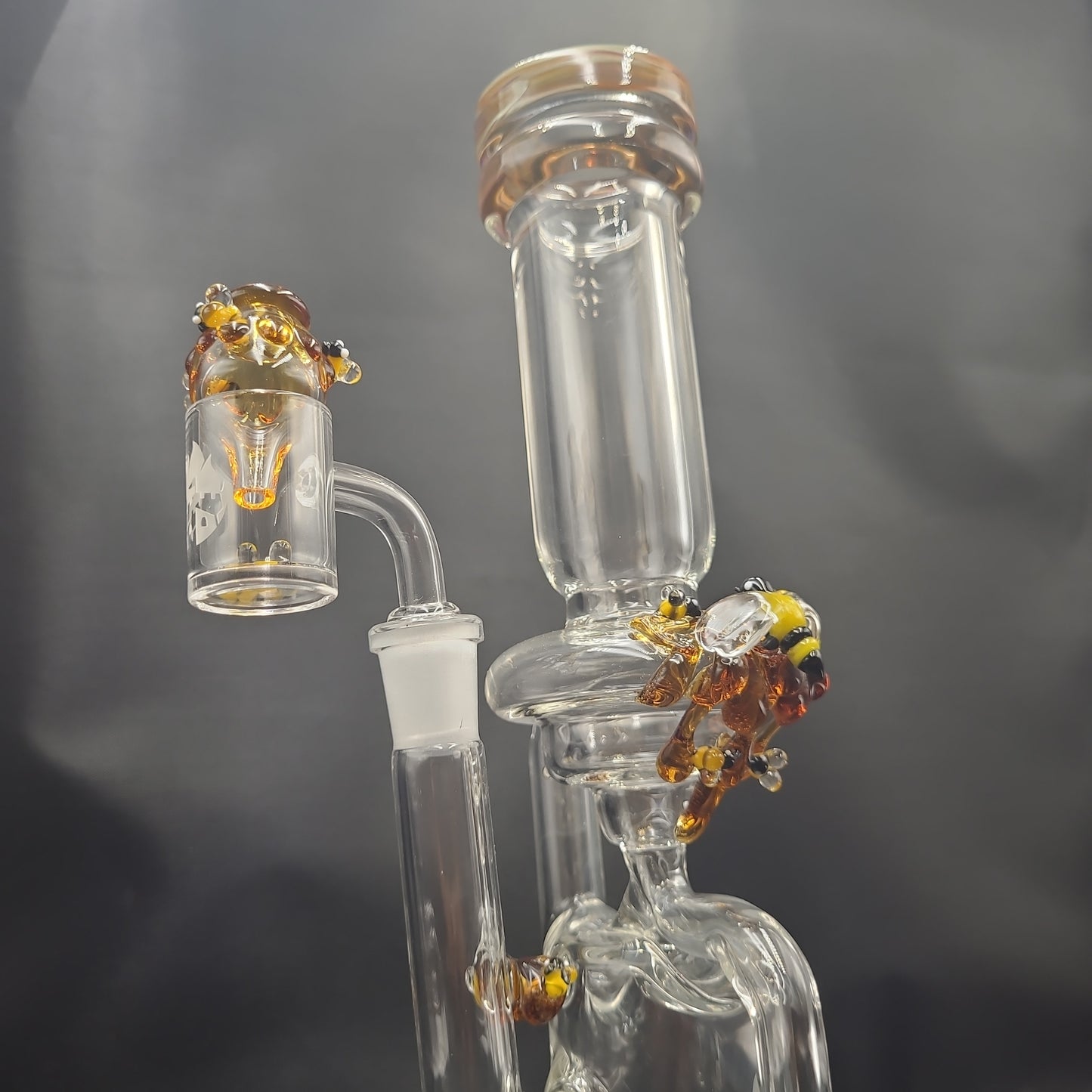 12" Empire Glassworks Recycler Rig Save the Bees