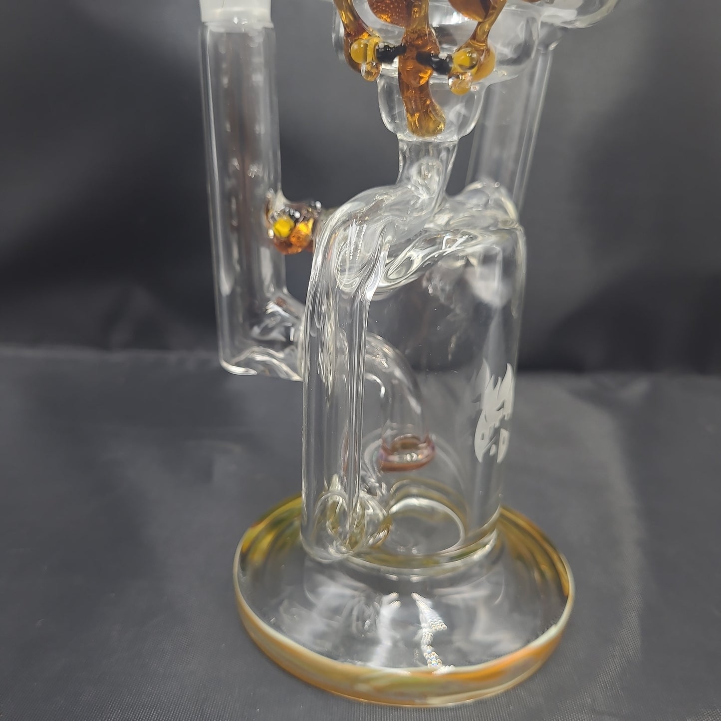 12" Empire Glassworks Recycler Rig Save the Bees