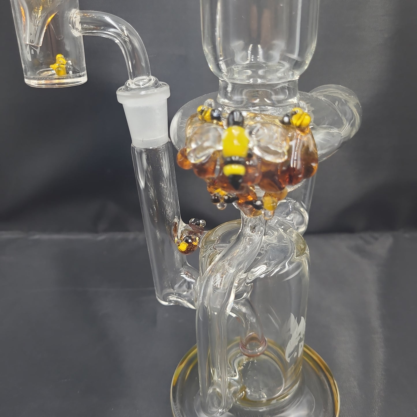 12" Empire Glassworks Recycler Rig Save the Bees