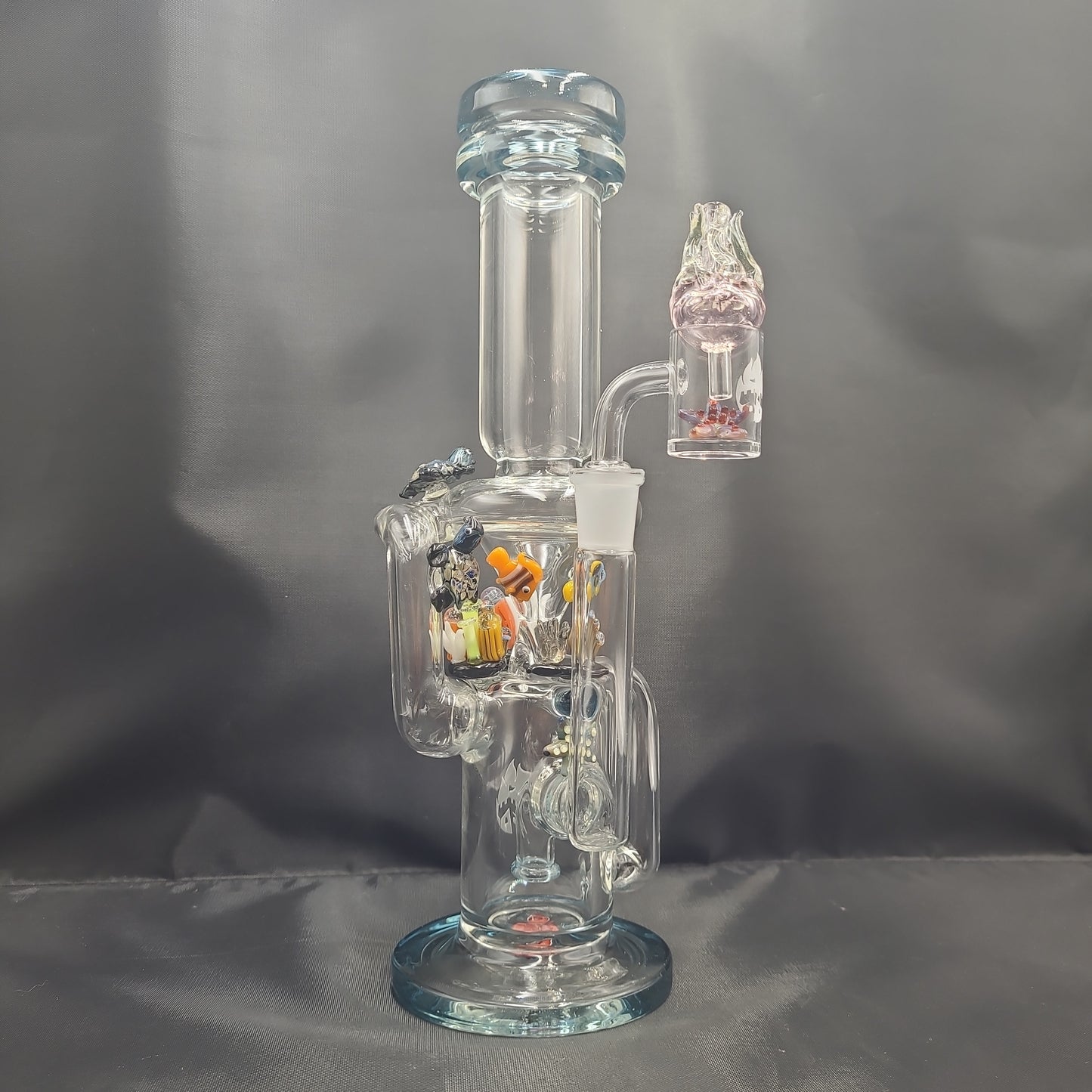 Empire Glassworks Recycler Rig | Under the Sea | 11.25" | 14mm F