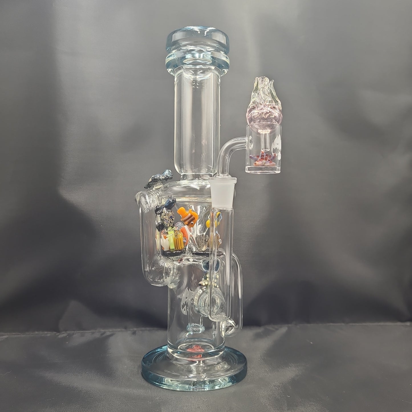 Empire Glassworks Recycler Rig | Under the Sea | 11.25" | 14mm F