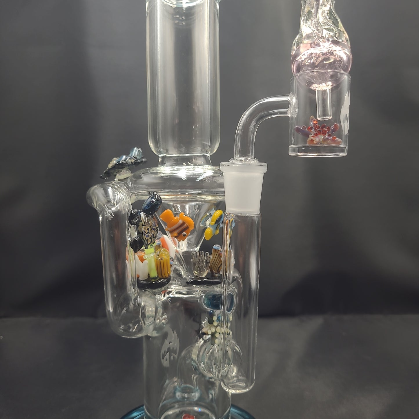 Empire Glassworks Recycler Rig | Under the Sea | 11.25" | 14mm F