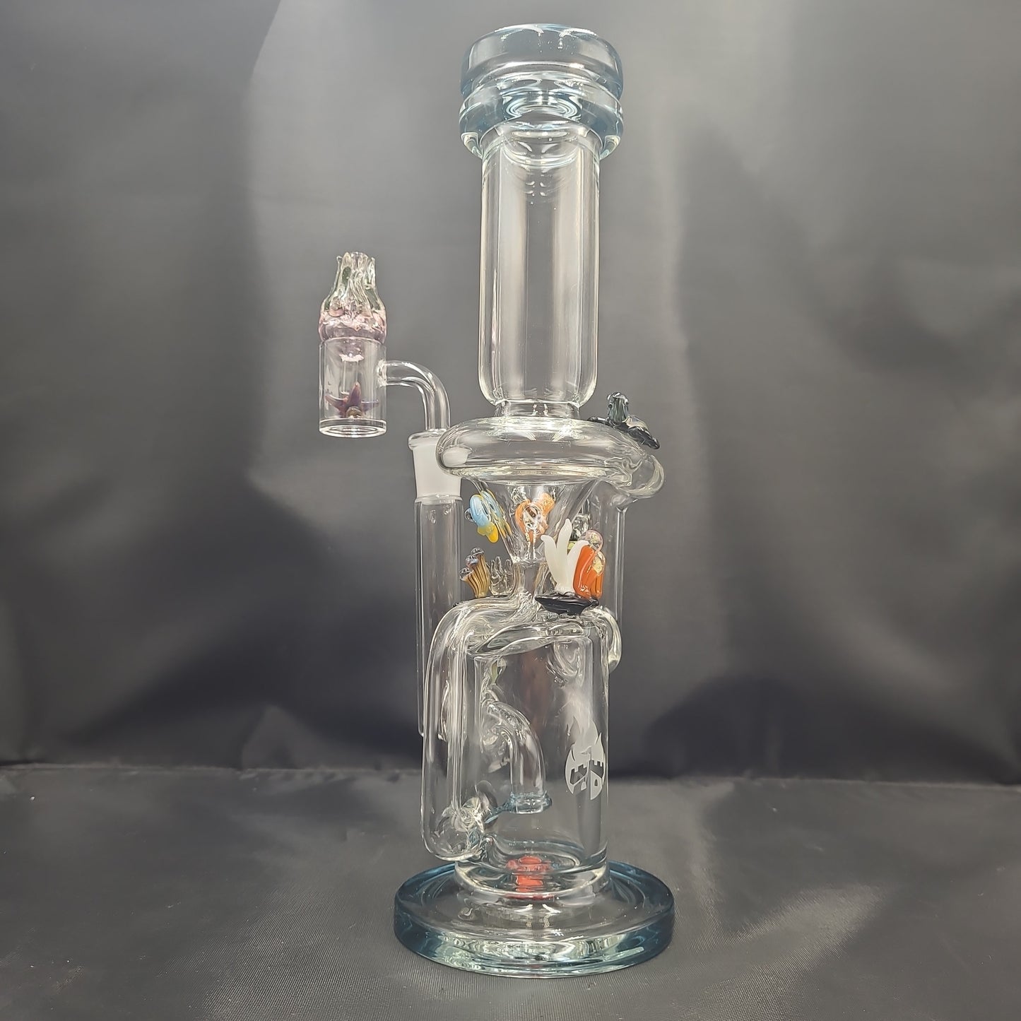 Empire Glassworks Recycler Rig | Under the Sea | 11.25" | 14mm F