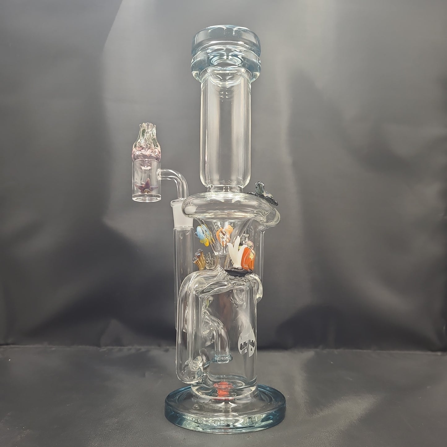 Empire Glassworks Recycler Rig | Under the Sea | 11.25" | 14mm F