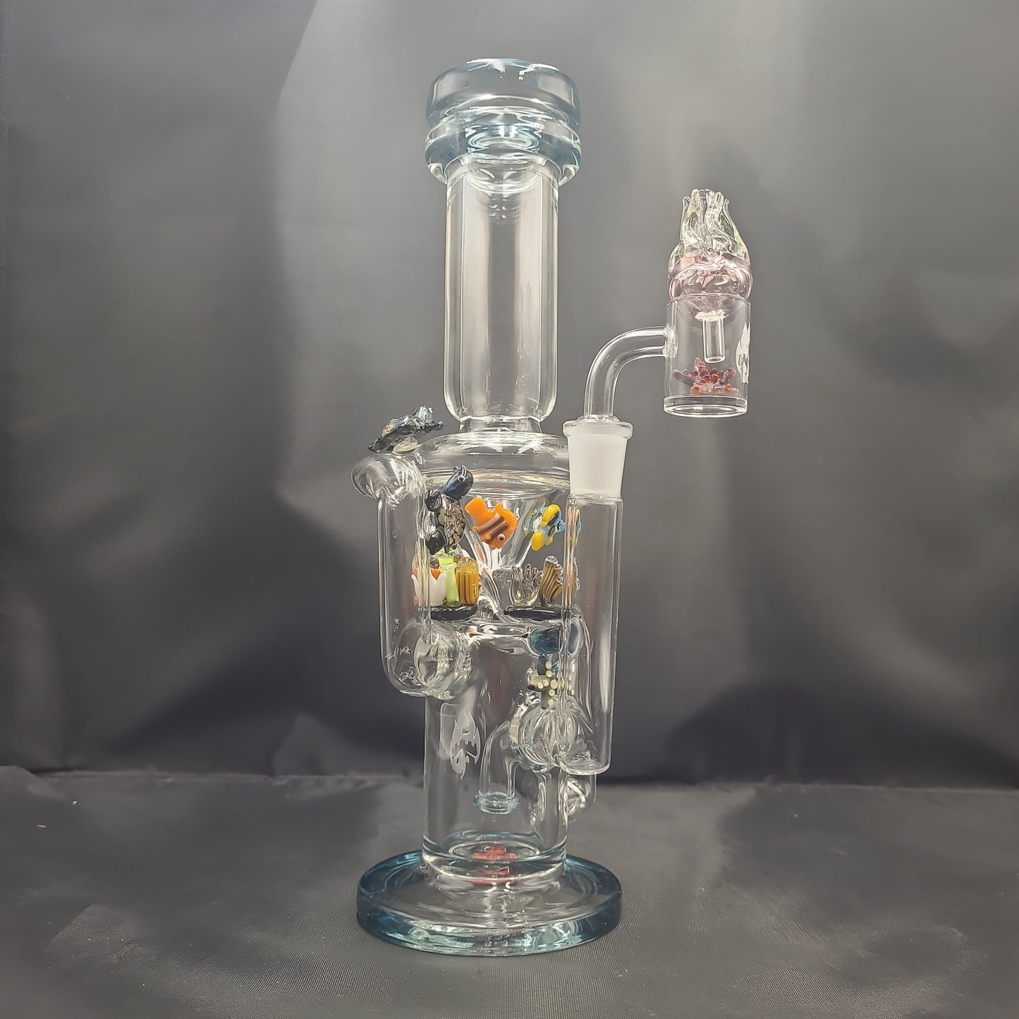 Empire Glassworks Recycler Rig | Under the Sea | 11.25" | 14mm F