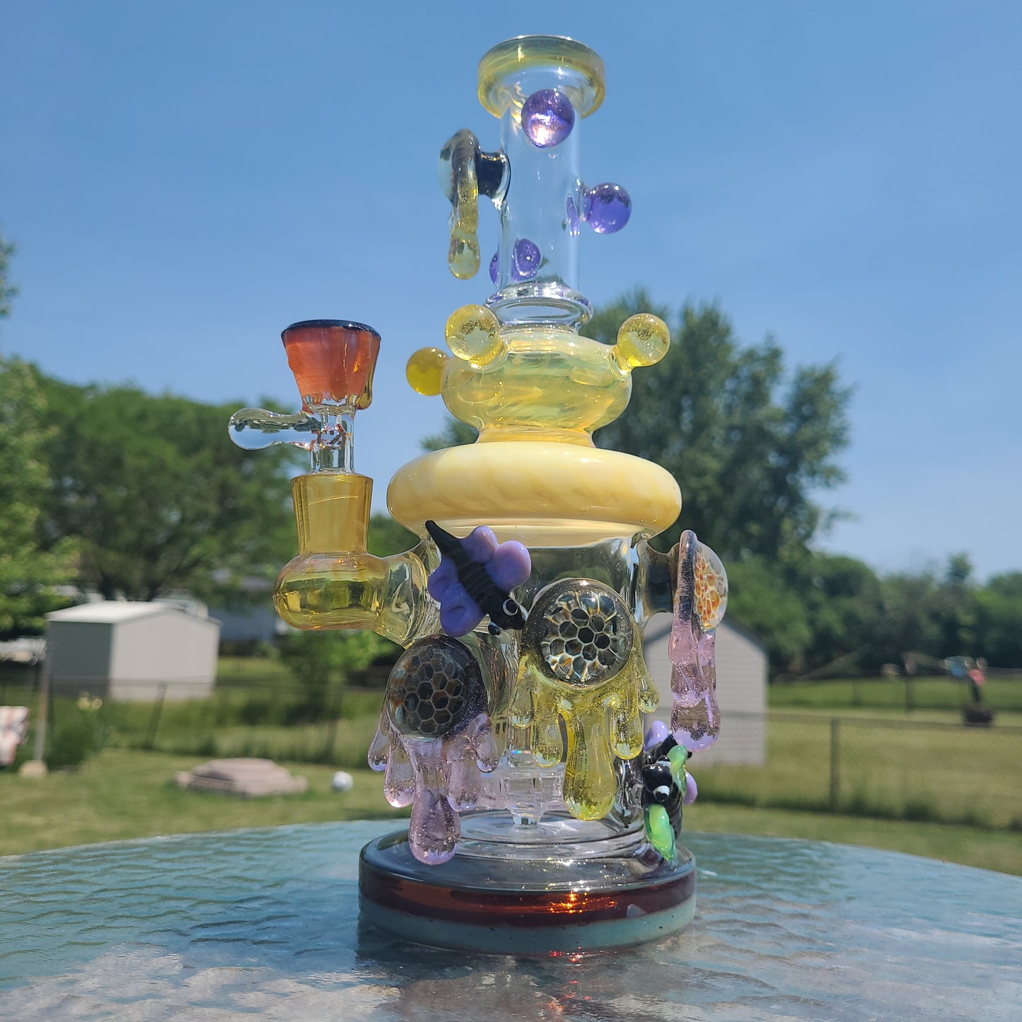 9.5 Tataoo Glass Trippy Beehive