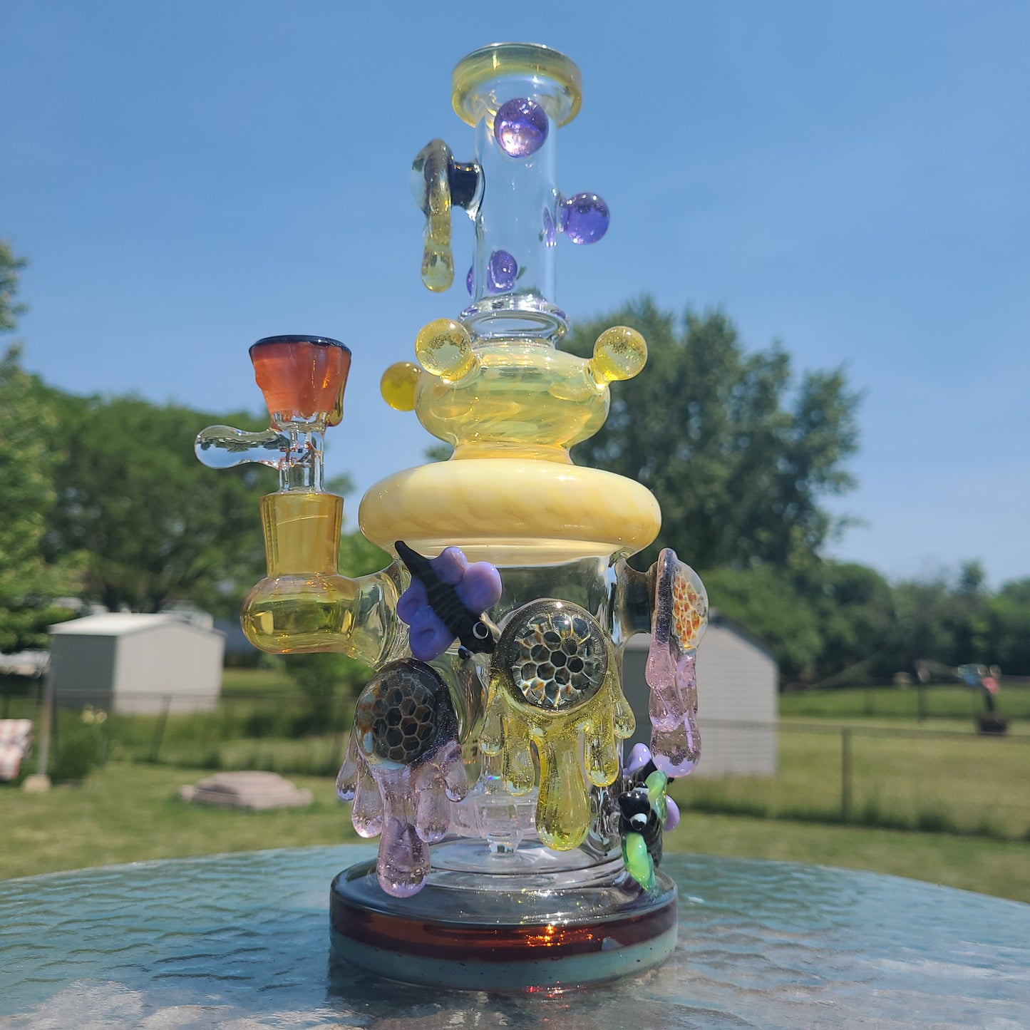 9.5 Tataoo Glass Trippy Beehive