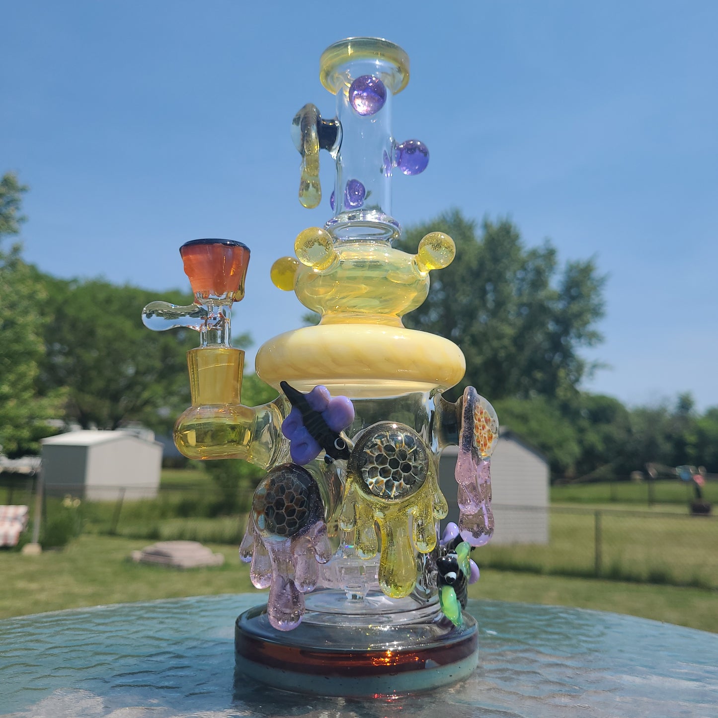 9.5 Tataoo Glass Trippy Beehive