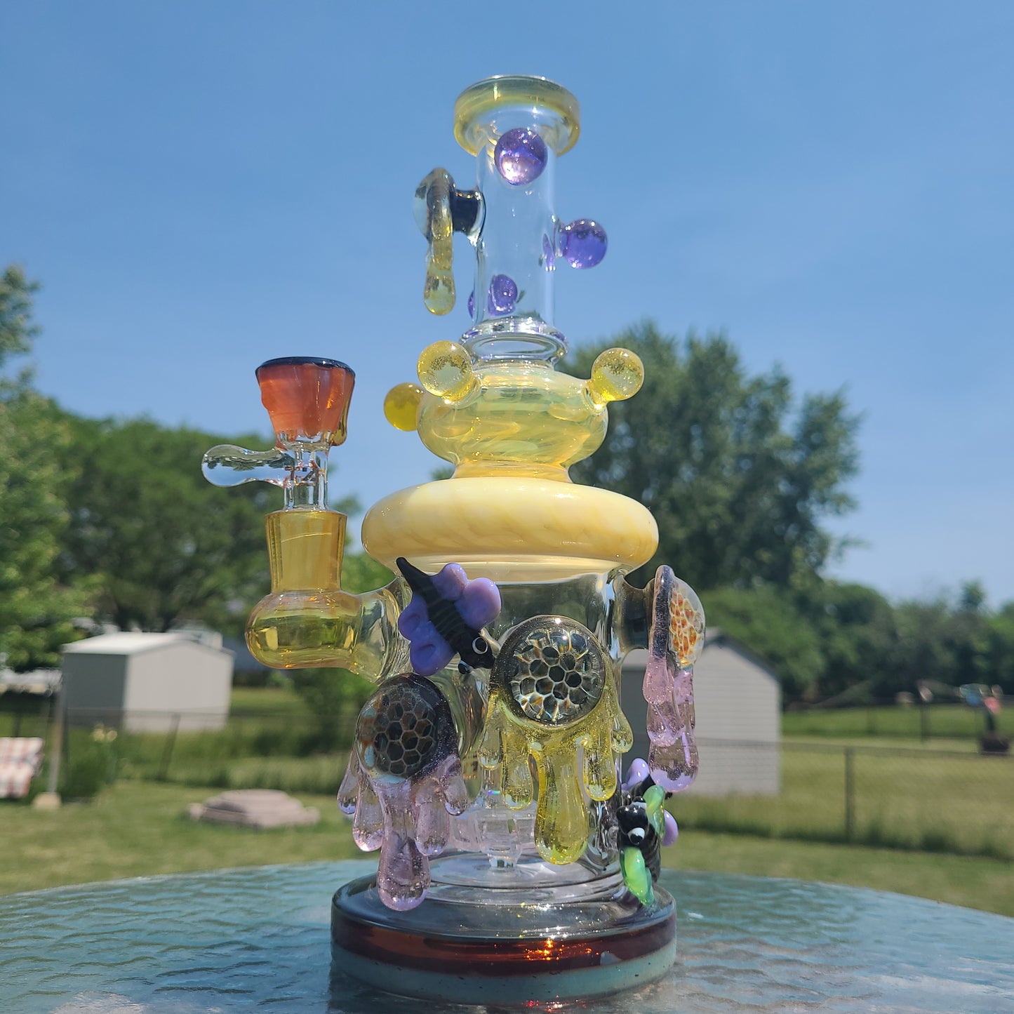 9.5 Tataoo Glass Trippy Beehive